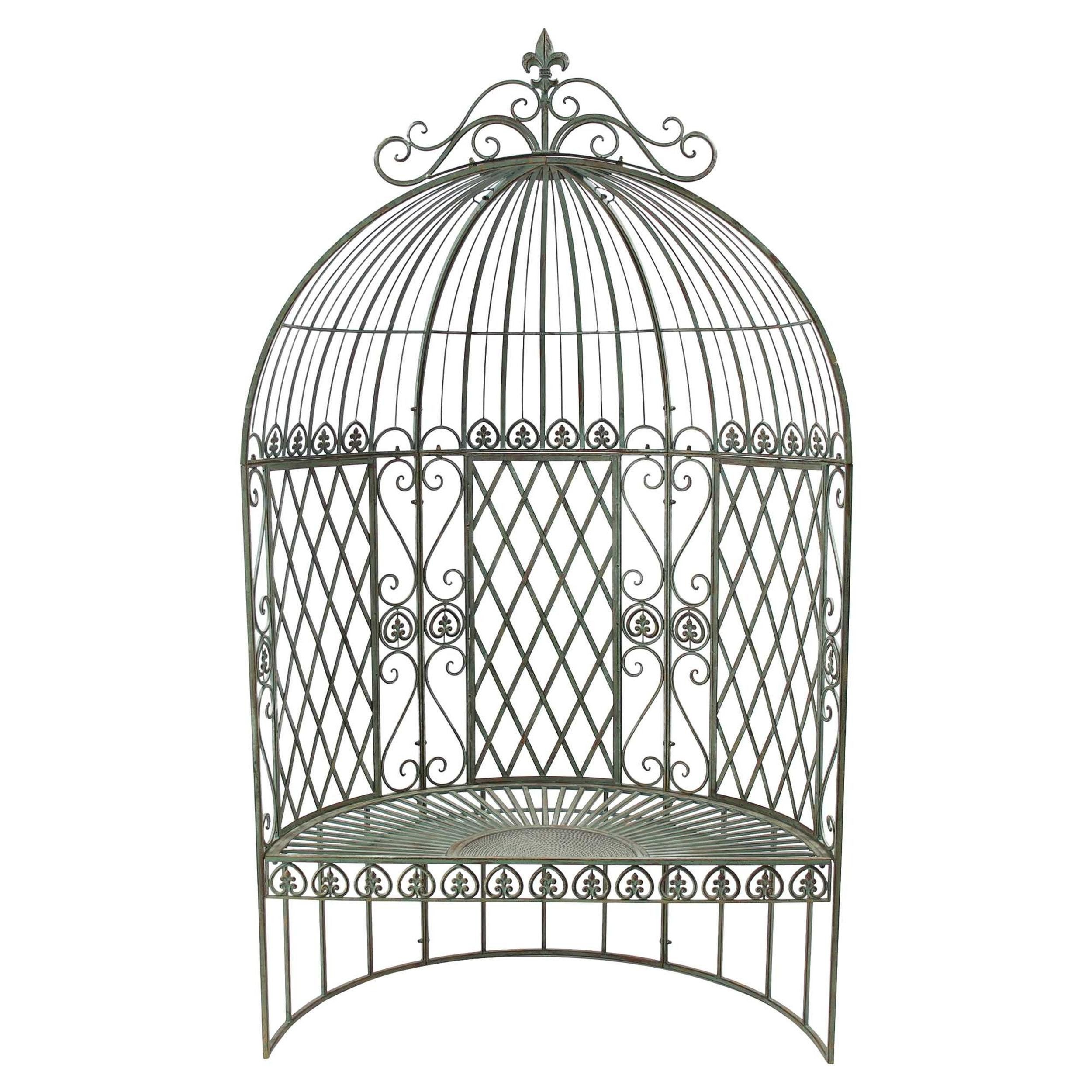 Gartenbank Baldachinbank "Ornamente"
