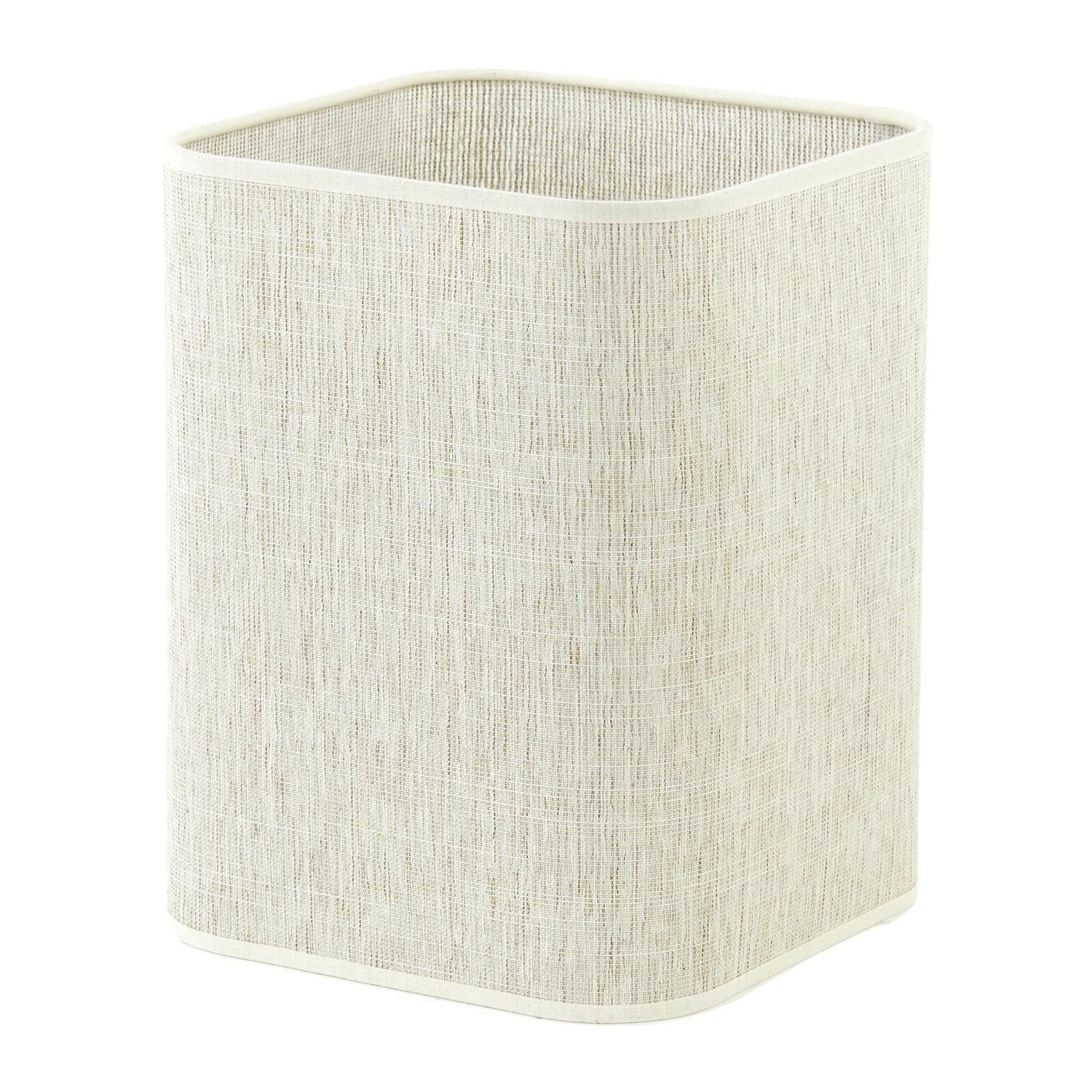 Light & Living Lampenschirm BRESKA, Perlweiß, Textil, Halterung aus Metall, B 20 x H 26 x T 20 cm