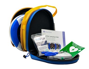 MedX5 Defibrillator Laien & Ersthelfer Defibrillator SAM 350P, mit Herzdruckmassage Metronom & manueller Schockauslösung