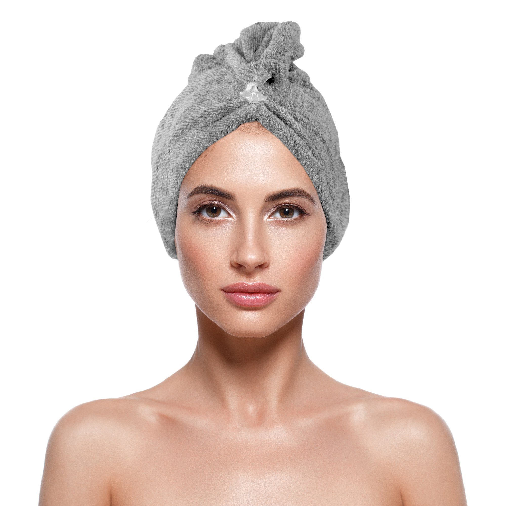 Bestlivings Saunatuch Haarturban (One Size) 25x65cm, Handtuch Haare Turban Haarhandtuch Schnelltrocknend