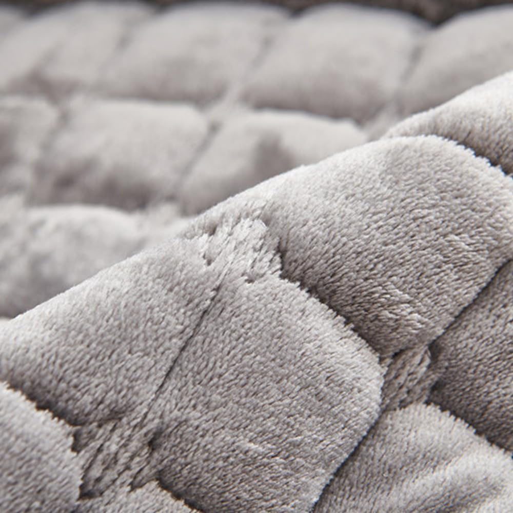 TUWENA Sofaschoner Sofahussen Sofa Armlehnenbezüge Plüsch Sesselschoner Anti-Rutsch
