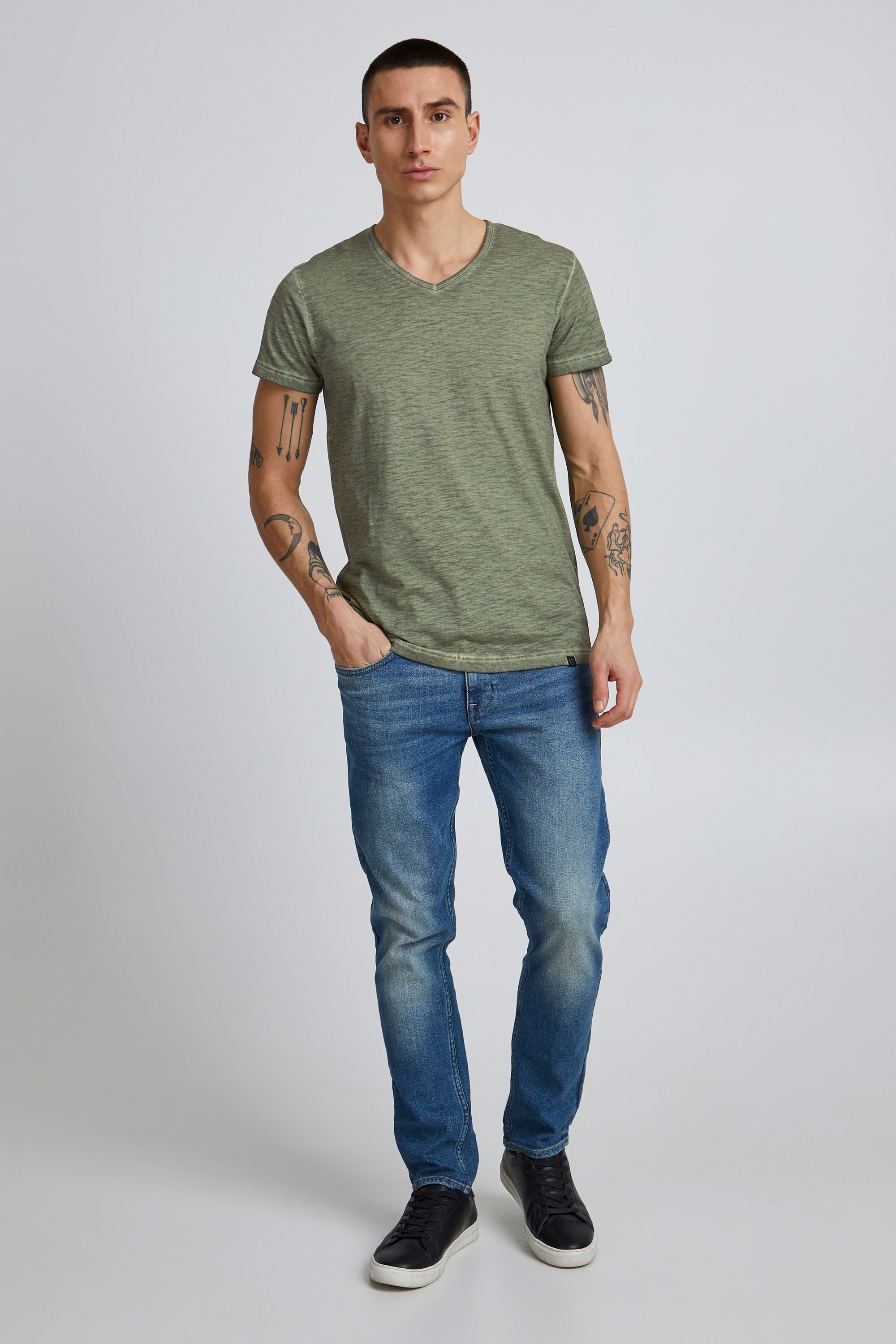 !Solid T-Shirt SDConley T-Shirt mit V-Ausschnitt günstig online kaufen