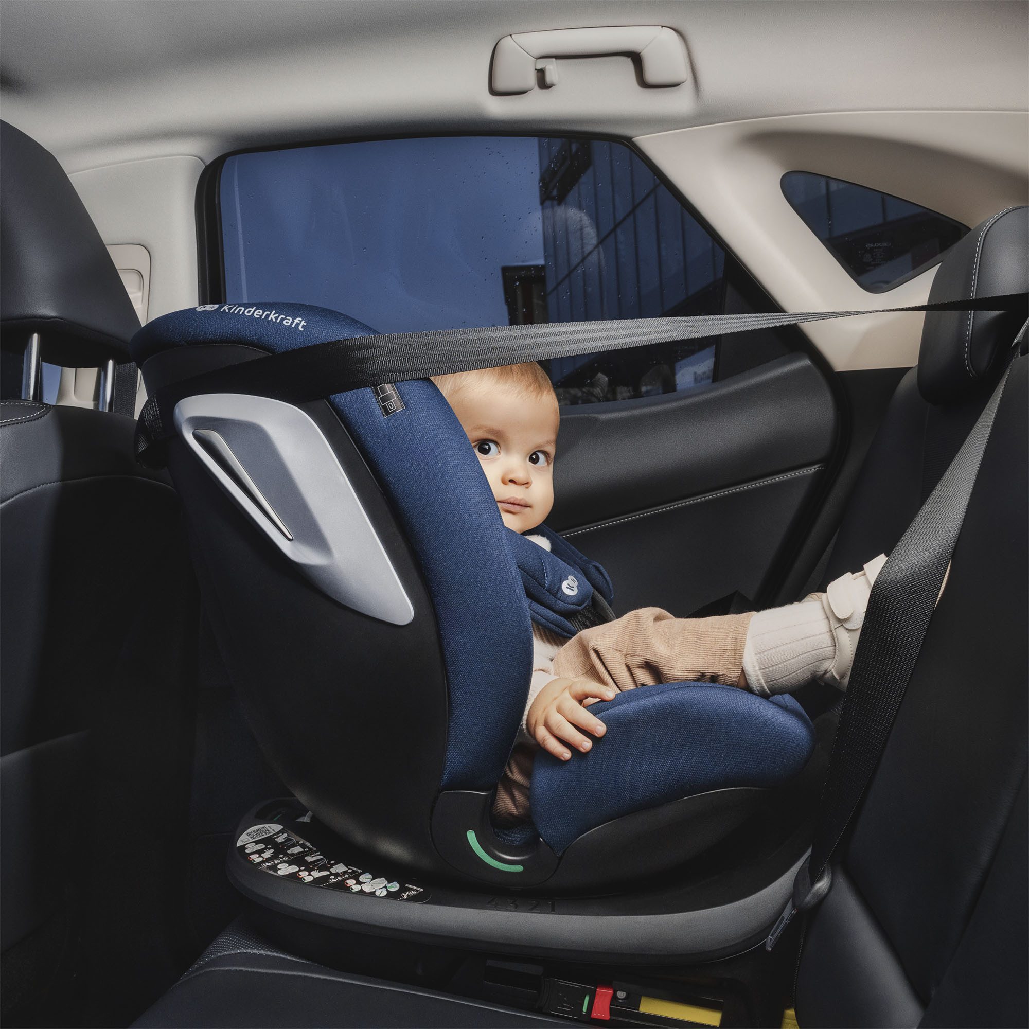 Kinderkraft Autokindersitz I-GROW 2 PLUS, ab: Geburt, bis: 12 Jahren, ab: 40 cm, bis: 150 cm, 360° – drehbarer Kindersitz