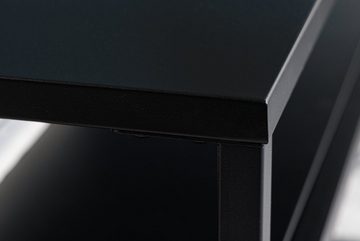 riess-ambiente Couchtisch DURA STEEL 100cm schwarz (Einzelartikel, 1-St), Wohnzimmer · Metall · eckig · Industrial