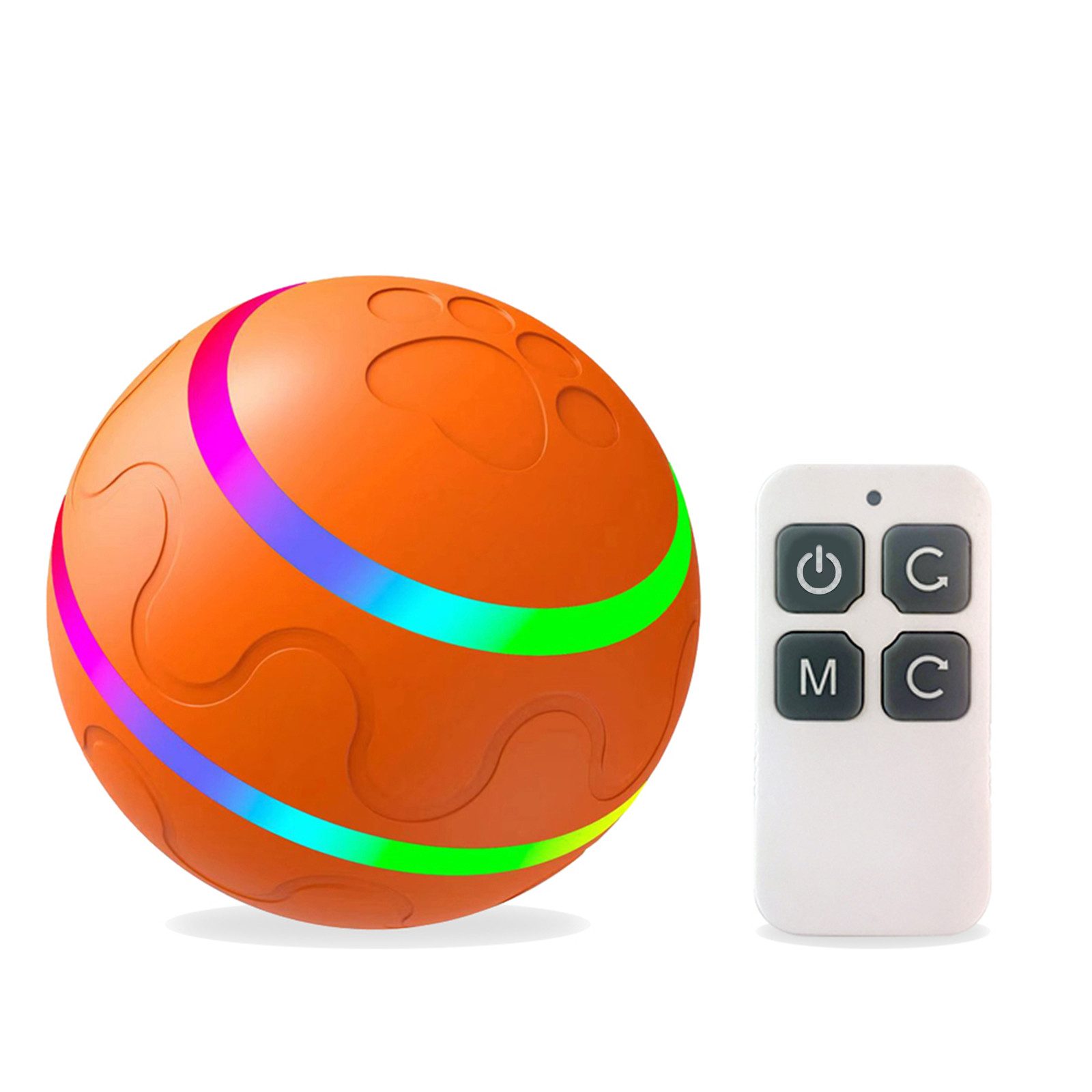 Outdoor-Spielzeug Smart Ball Elektrischer Selbstrollender Hundeball mit LED-Licht