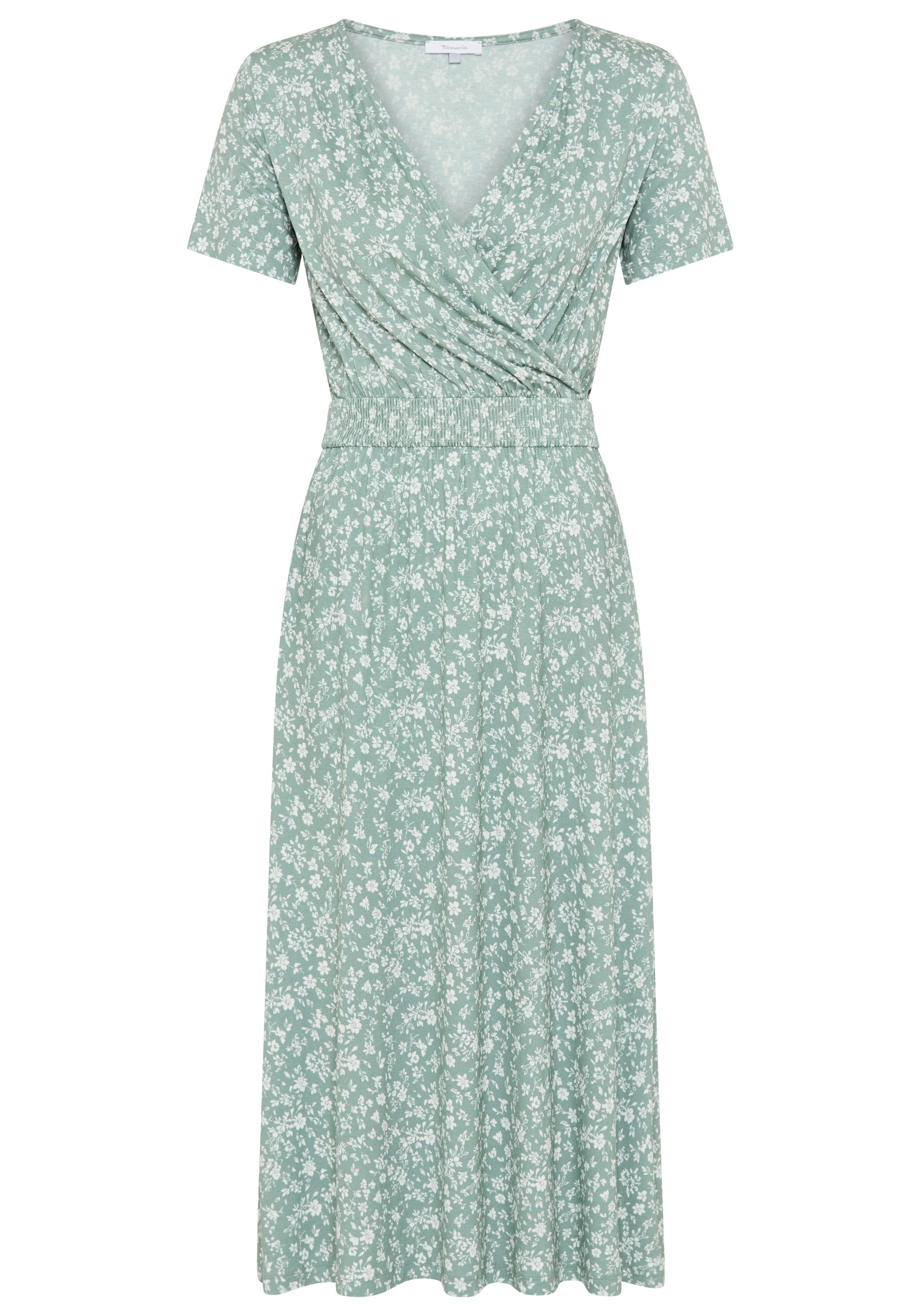 Jerseykleid mit tailliertem Schnitt, aus fließender Viskose-Qualität