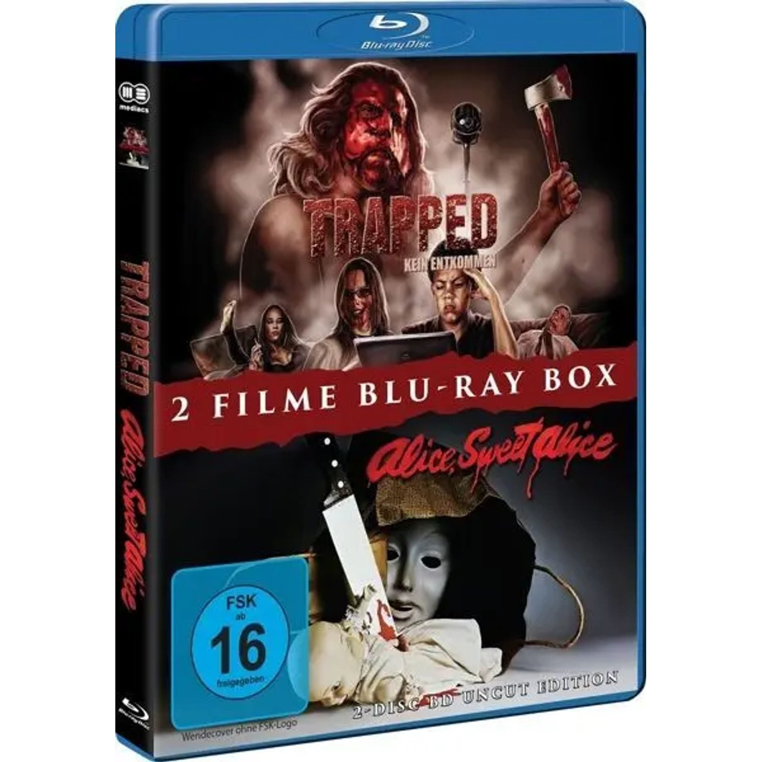 Blu-ray Alice, Sweet Alice + Trapped - Kein Entkommen,2 Blu-ray