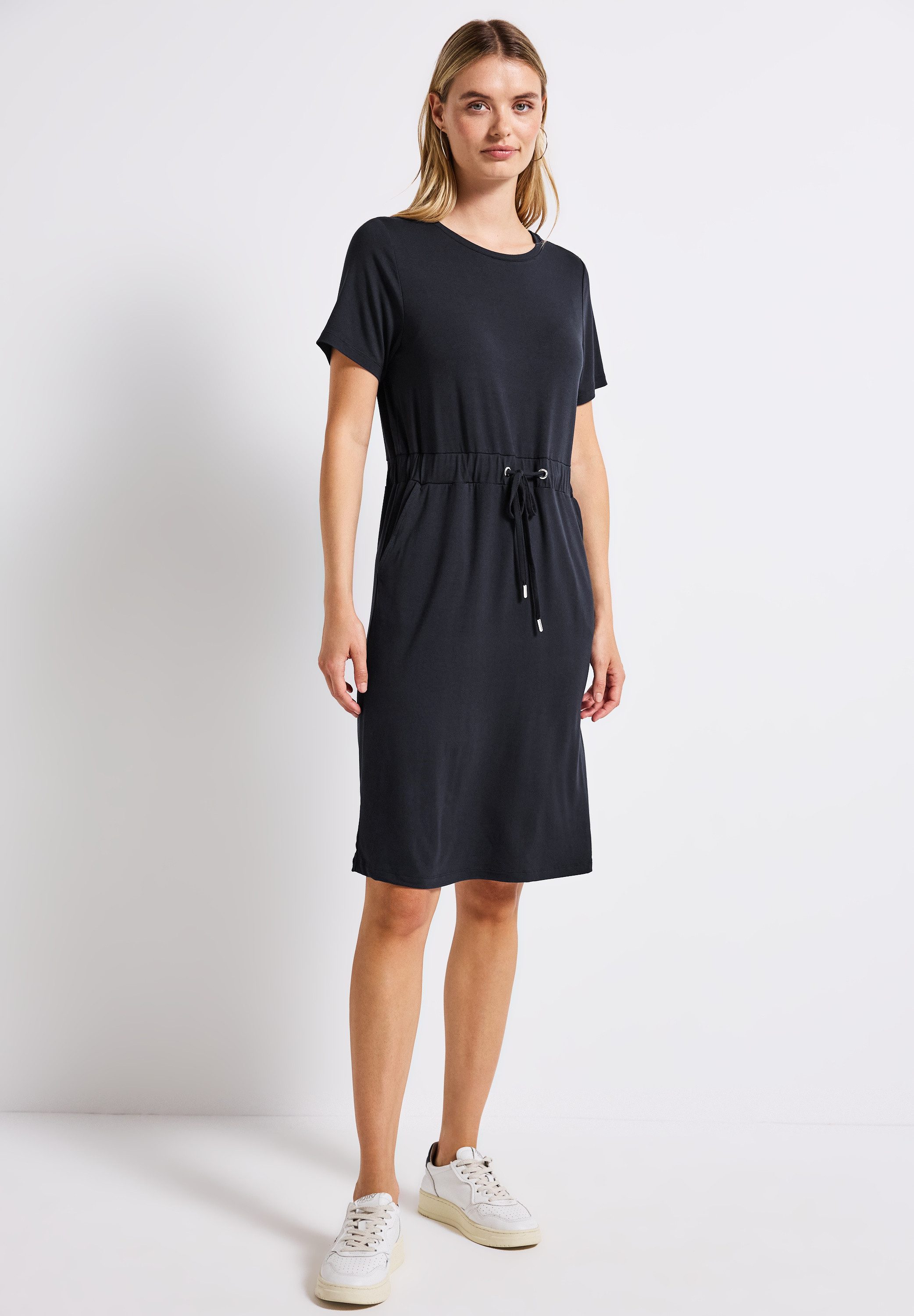 STREET ONE Jerseykleid mit Tunnelzug an der Taille günstig online kaufen