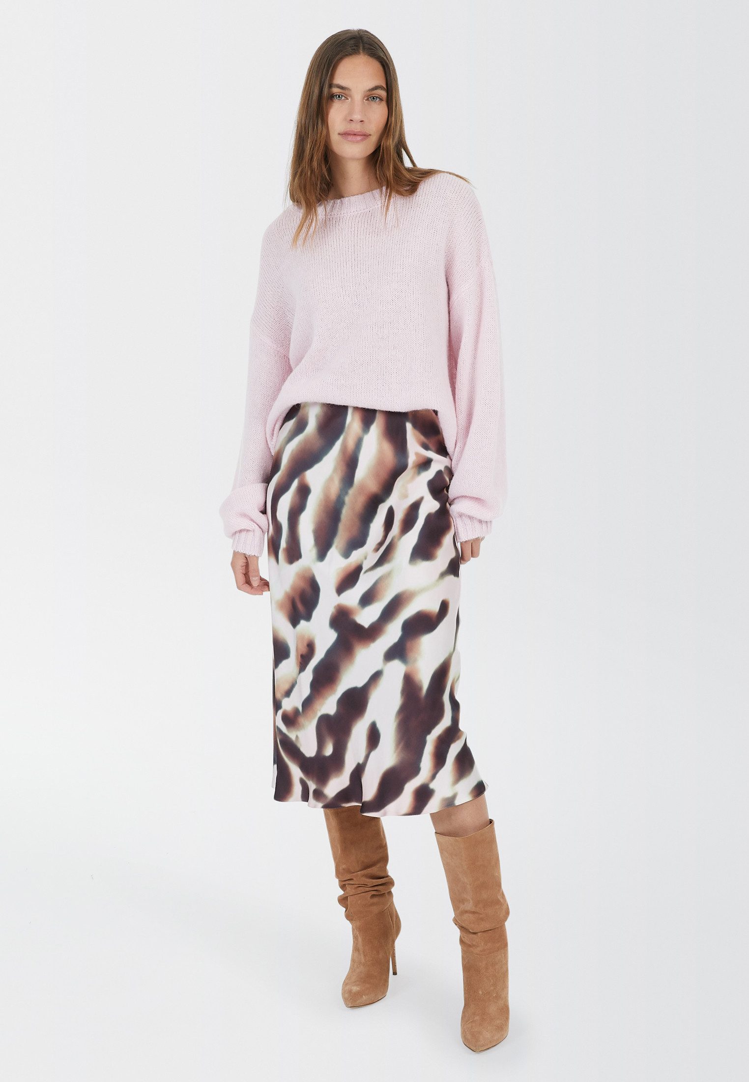 MARC AUREL Rundhalspullover aus Alpaka-Mix günstig online kaufen