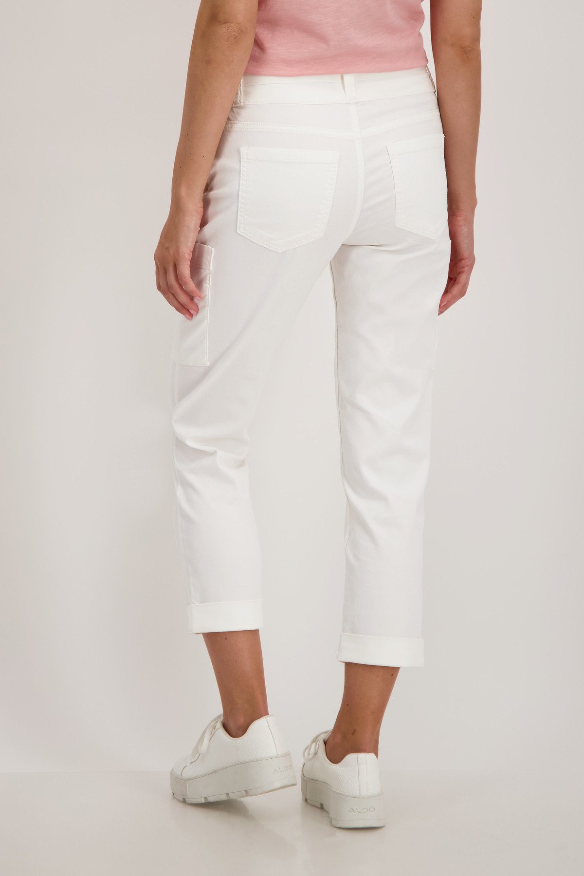 Monari Cargohose ⅞-Hose im Cargo-Style mit Gürtel