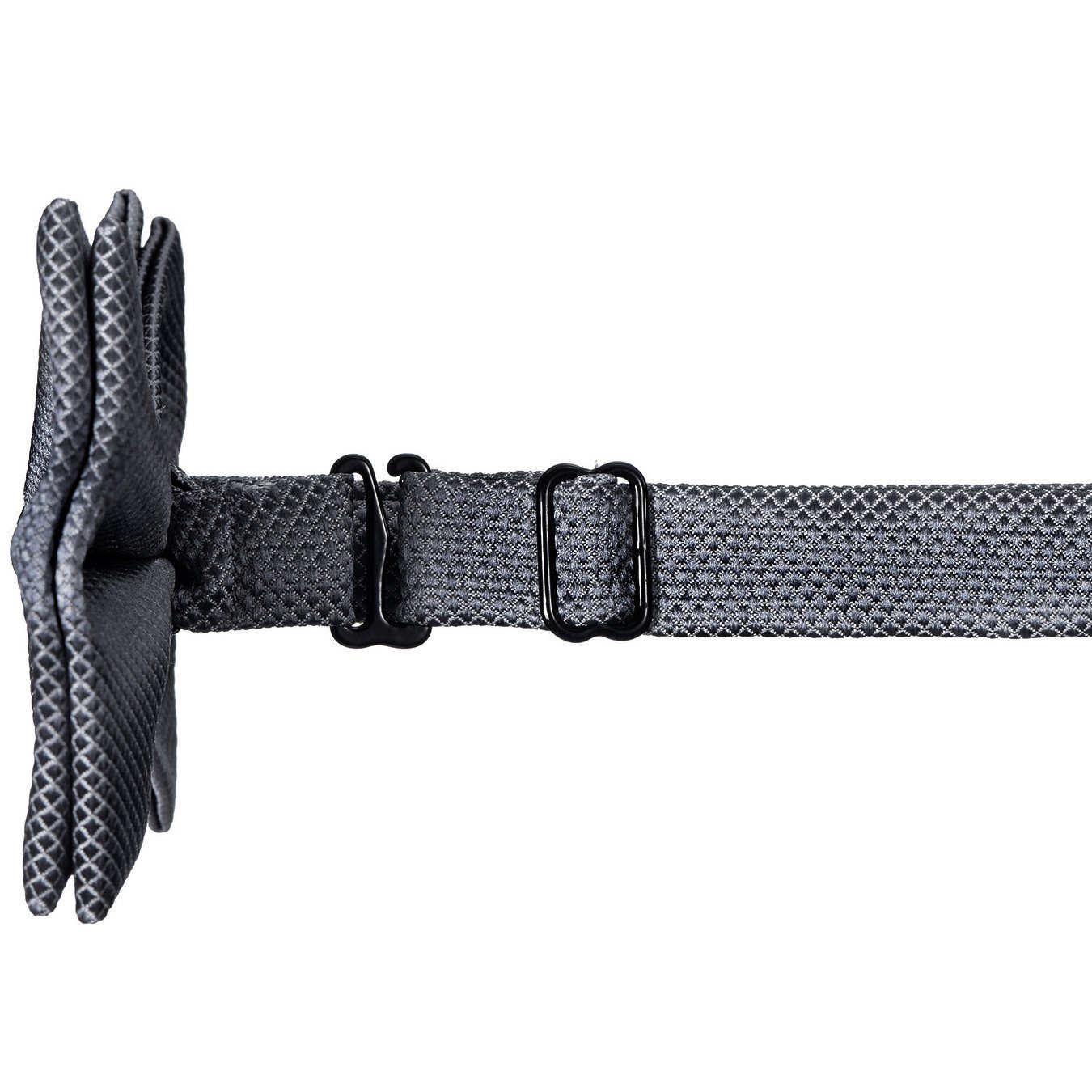 DonDon Fliege DonDon Herren Fliege 12 x 6 cm gebunden (Packung, 1-St) bereits gebunden, verstellbar, Seidenlook – Bild 4 von 5