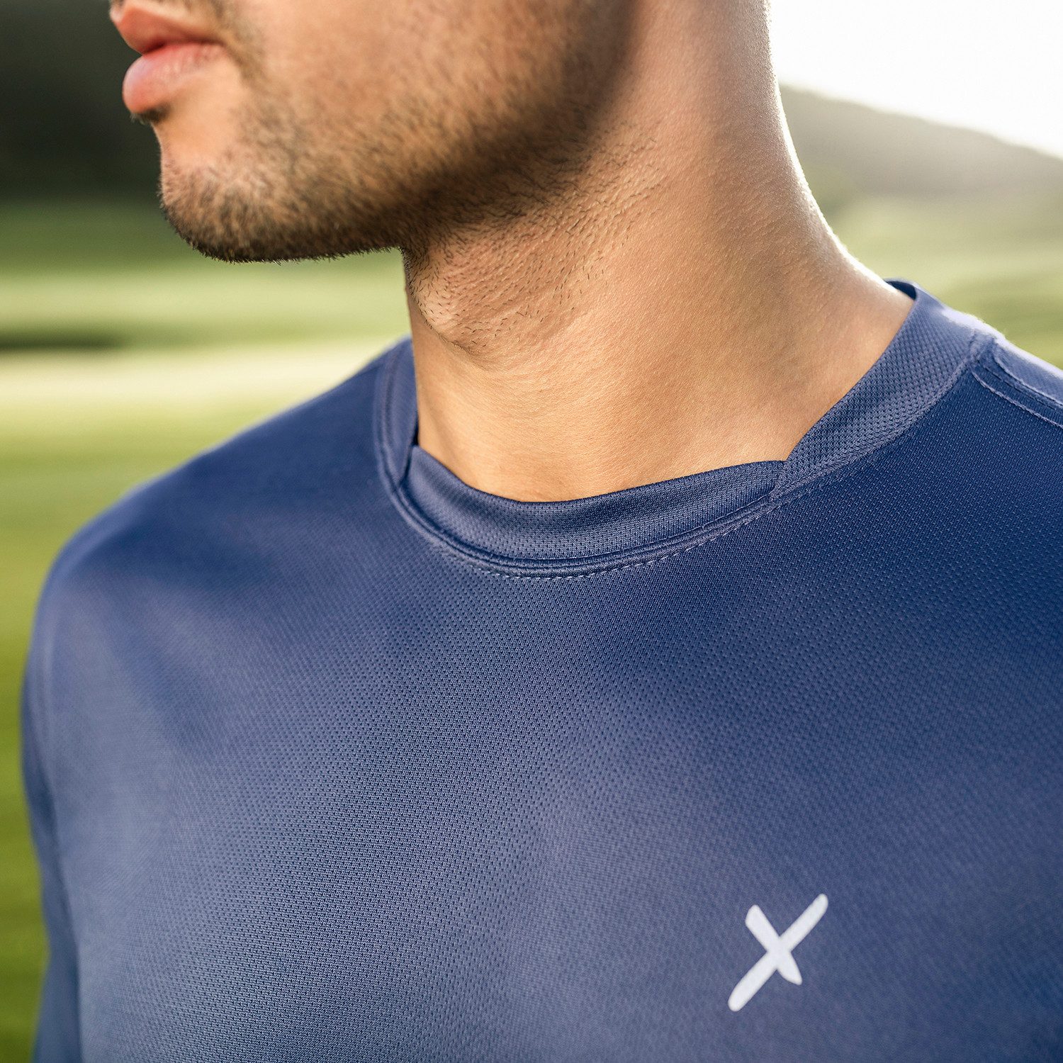 CFLEX Trainingsshirt Herren Sport Shirt Fitness T-Shirt piqué Sportswear Co günstig online kaufen