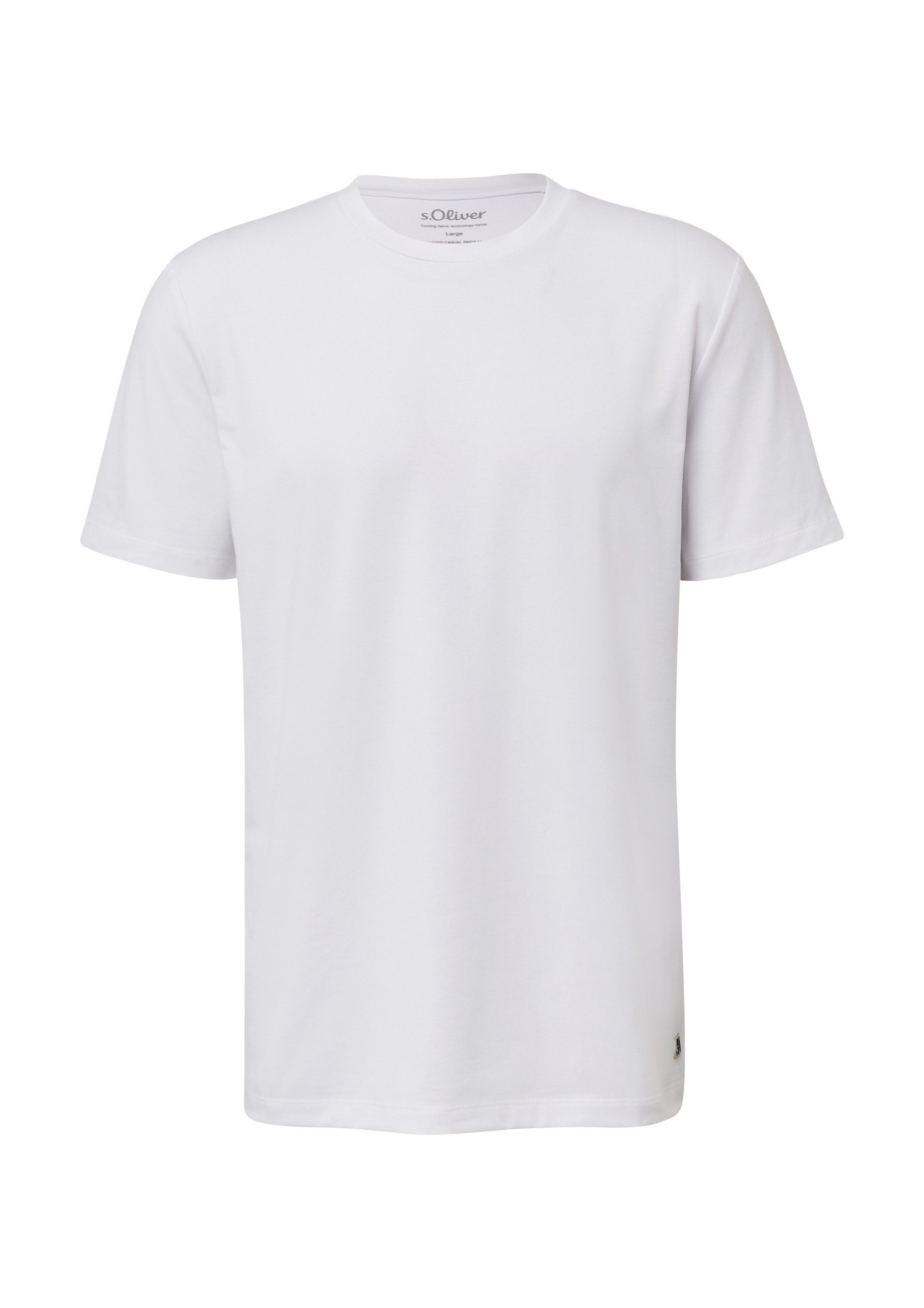 s.Oliver Kurzarmshirt T-Shirt Performance T-Shirt mit Cooling Effekt günstig online kaufen