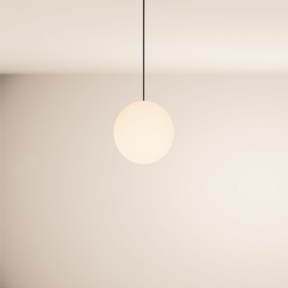s.luce Pendelleuchte Hängeleuchte Orb Glaskugel Weiß günstig online kaufen