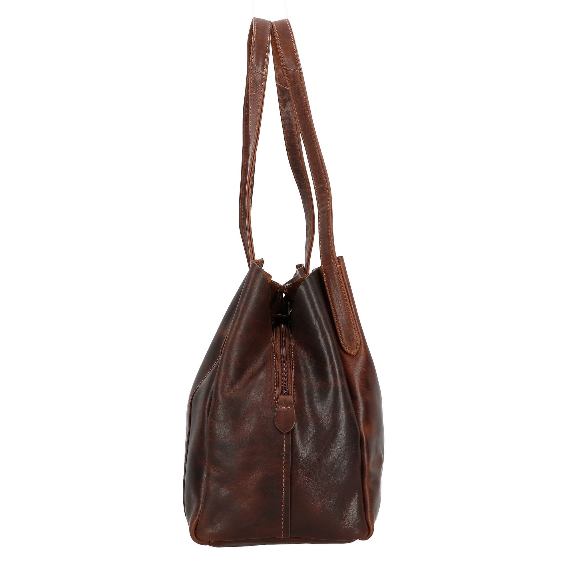 Greenburry Schultertasche Rugged, Leder
