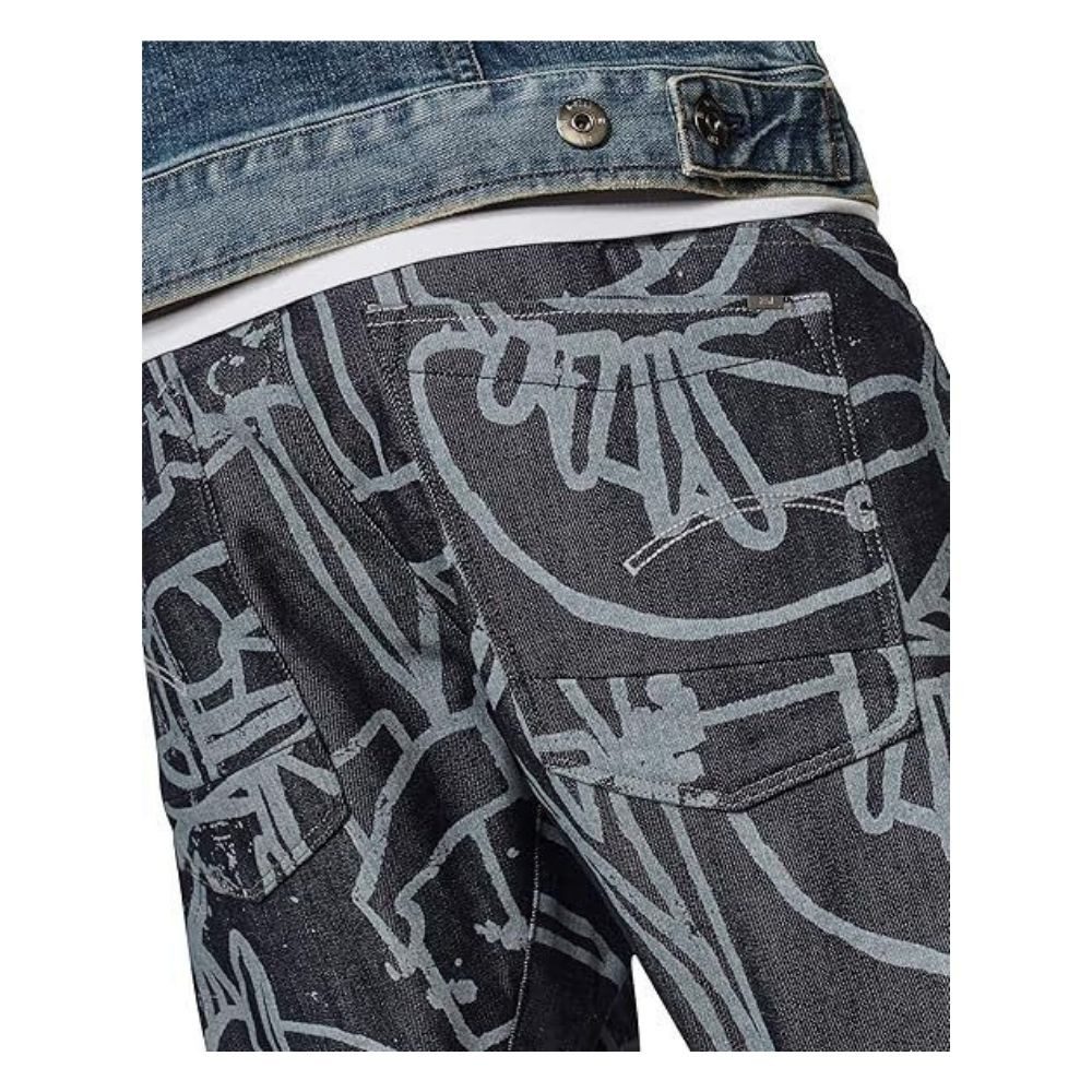 G-STAR 5-Pocket-Jeans Scutar 3D Tapered Anliegender Bund, Slim-Fit, Versetzte Nähte – 3D-Effekt