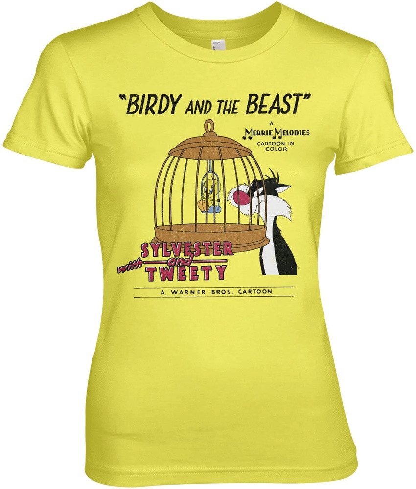LOONEY TUNES T-Shirt Birdy And The Beast Girly Tee