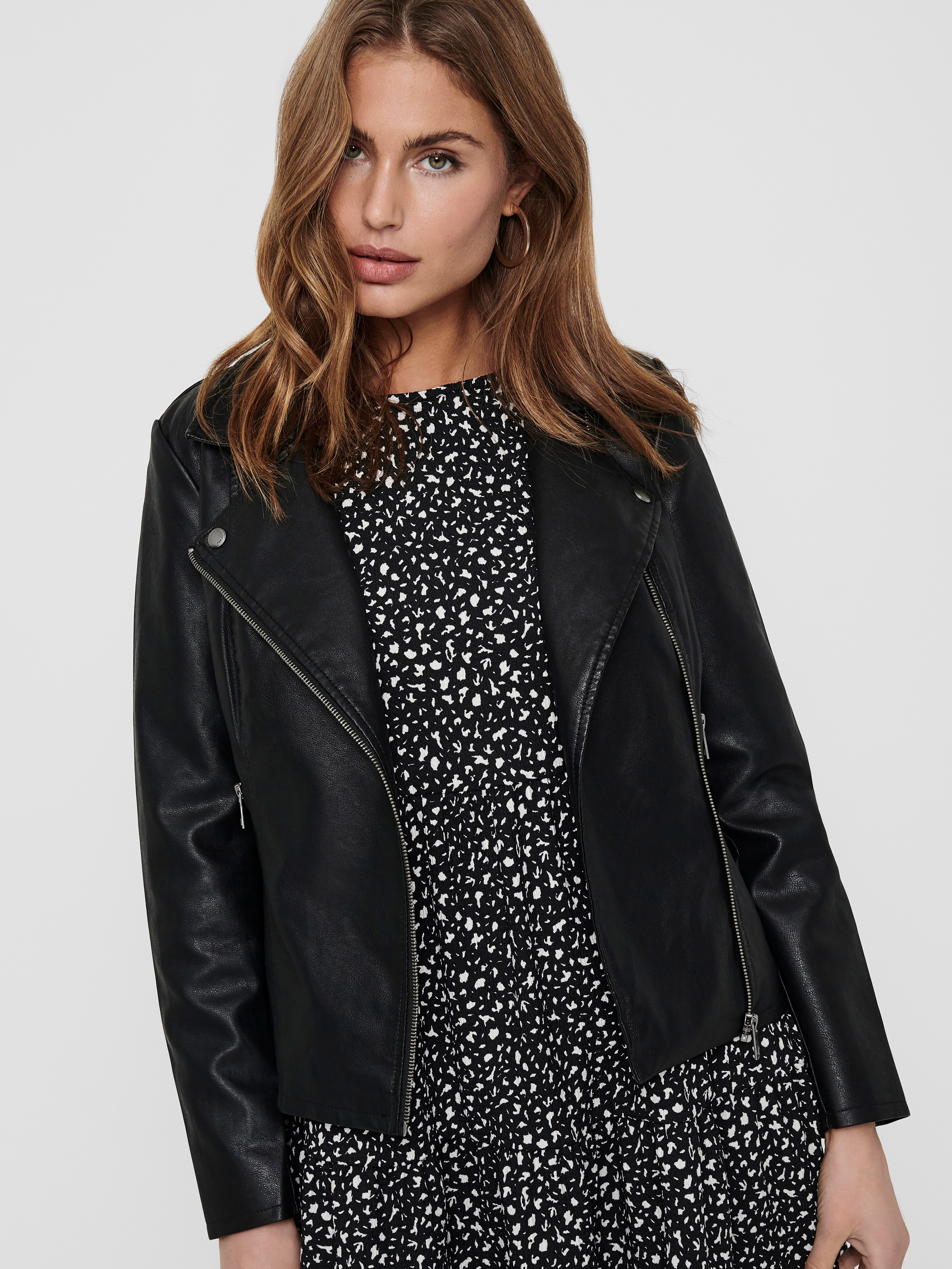 ONLY Lederimitatjacke ONLMELISA FAUX LEATHER BIKER CC OTW