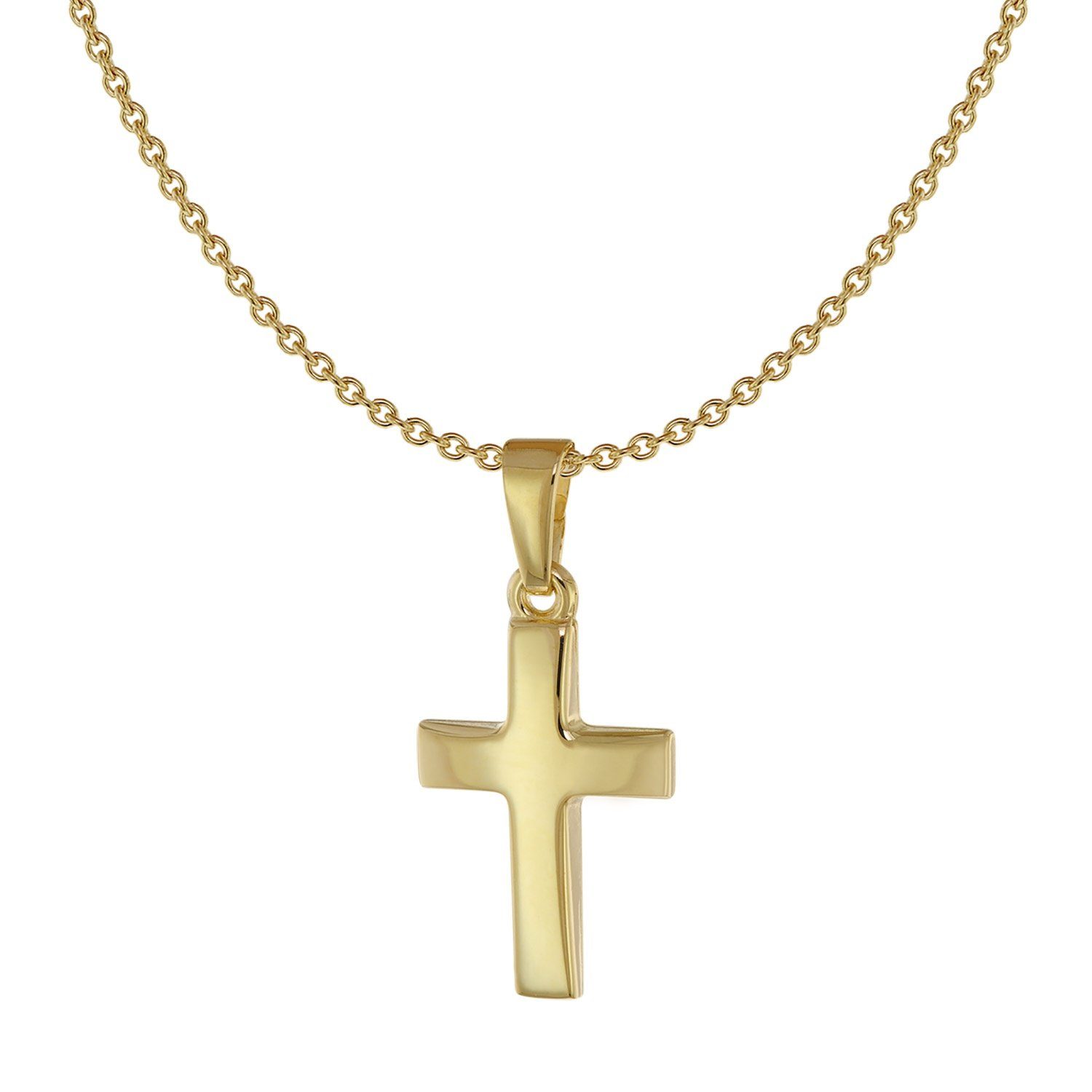 Acalee Kette mit Anhänger mit Kreuz-Anhänger Gold 333 / 8 Karat