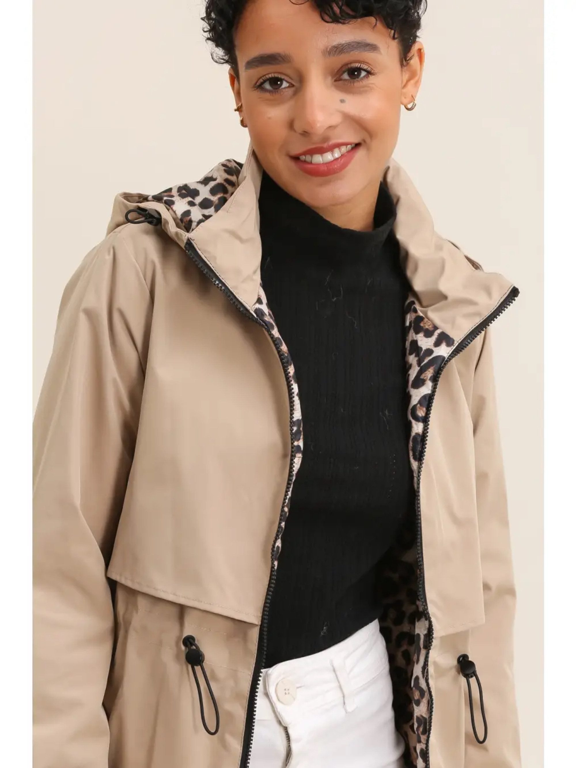 ANNIS Fashion & Accessoires Regenmantel "WILD INSIDE" (1-tlg) "NEU, leicht günstig online kaufen