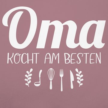 Shirtracer Kochschürze Oma kocht am besten, (1-tlg), Küchenschürze zum Kochen