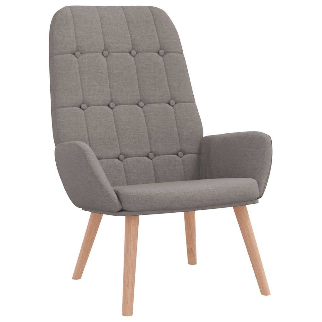 vidaXL Sessel Relaxsessel mit Hocker Taupe günstig online kaufen
