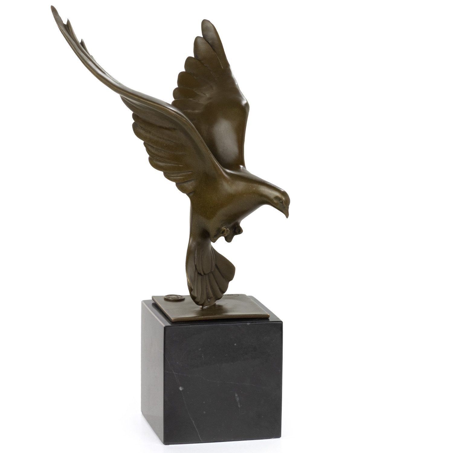 Skulptur Taube im Flug