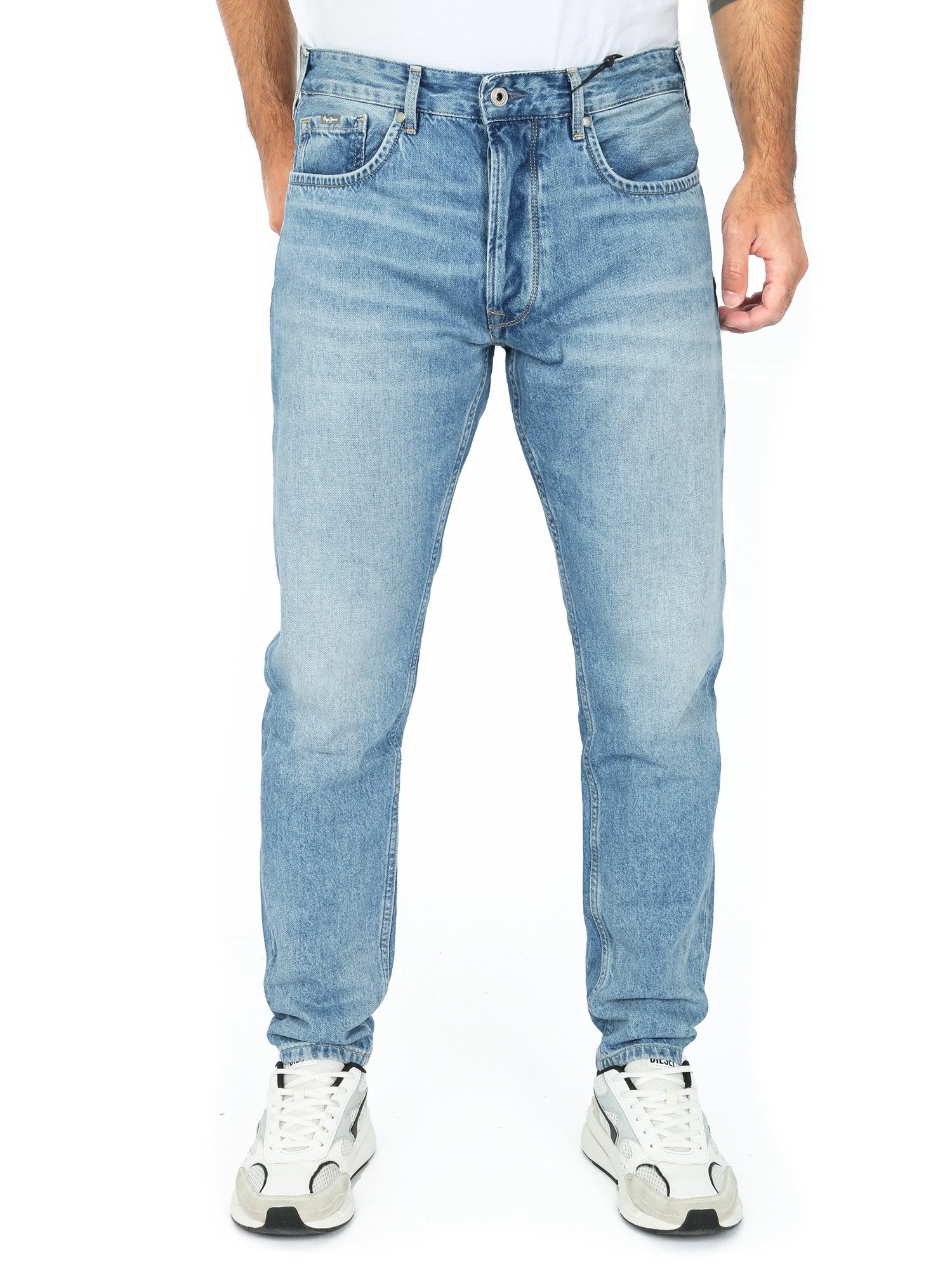 Pepe Jeans Tapered-fit-Jeans bequeme, schmal zulaufende Beinpartie - Callen günstig online kaufen