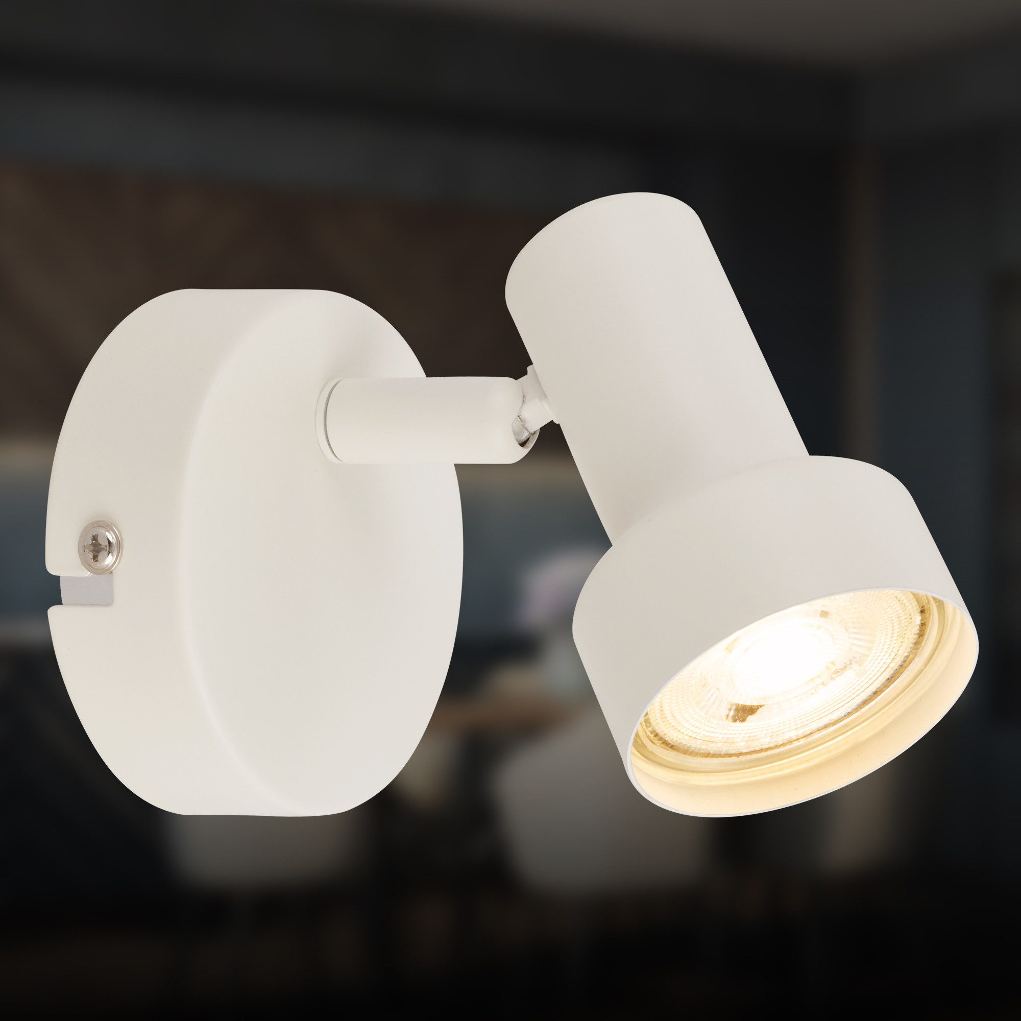 Briloner Leuchten Deckenspot LED Wandlampe Innen Wohnzimmer GU10, exkl. Leuchtmittel, ohne Leuchtmittel, 2700K - Extra - Warmweiß, Wandlampe, 12x8x12,3cm, Schwarz, max.40W, GU10, Innen, Wohnzimmer