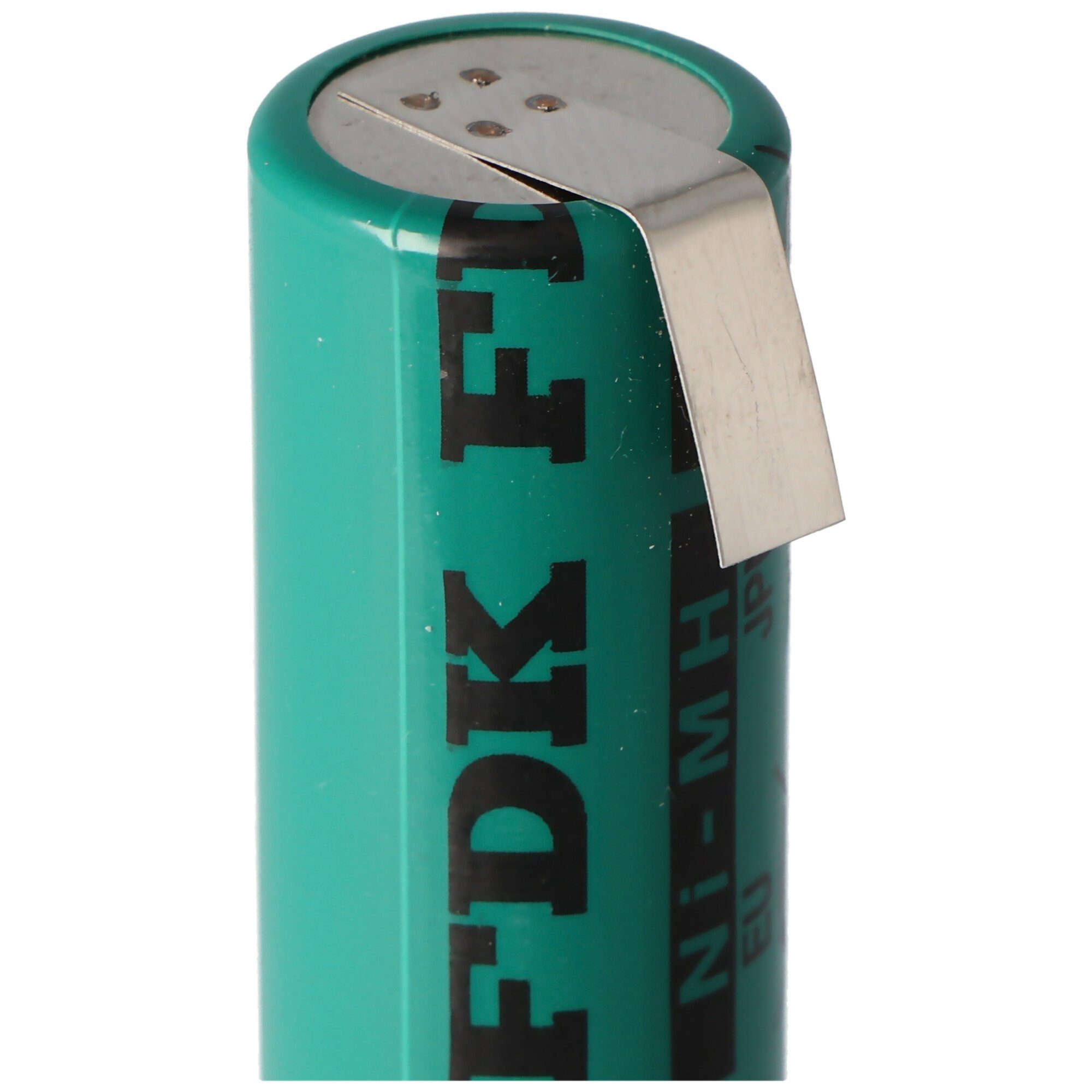 Sanyo Sanyo HR-AU Twincell, A-Zelle, 2700mAh 50x17mm mit Lötfahnen U-Form, Akku 2700 mAh (1,2 V)