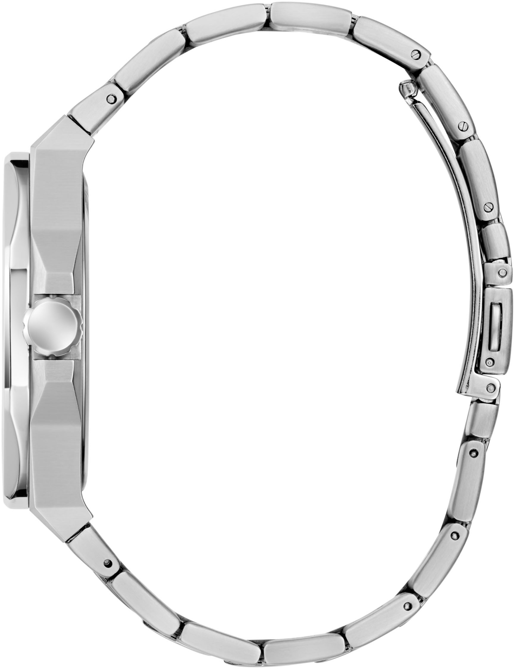 Guess Quarzuhr EMPEROR GW0849G1, Armbanduhr, Herrenuhr, Edelstahlarmband, analog