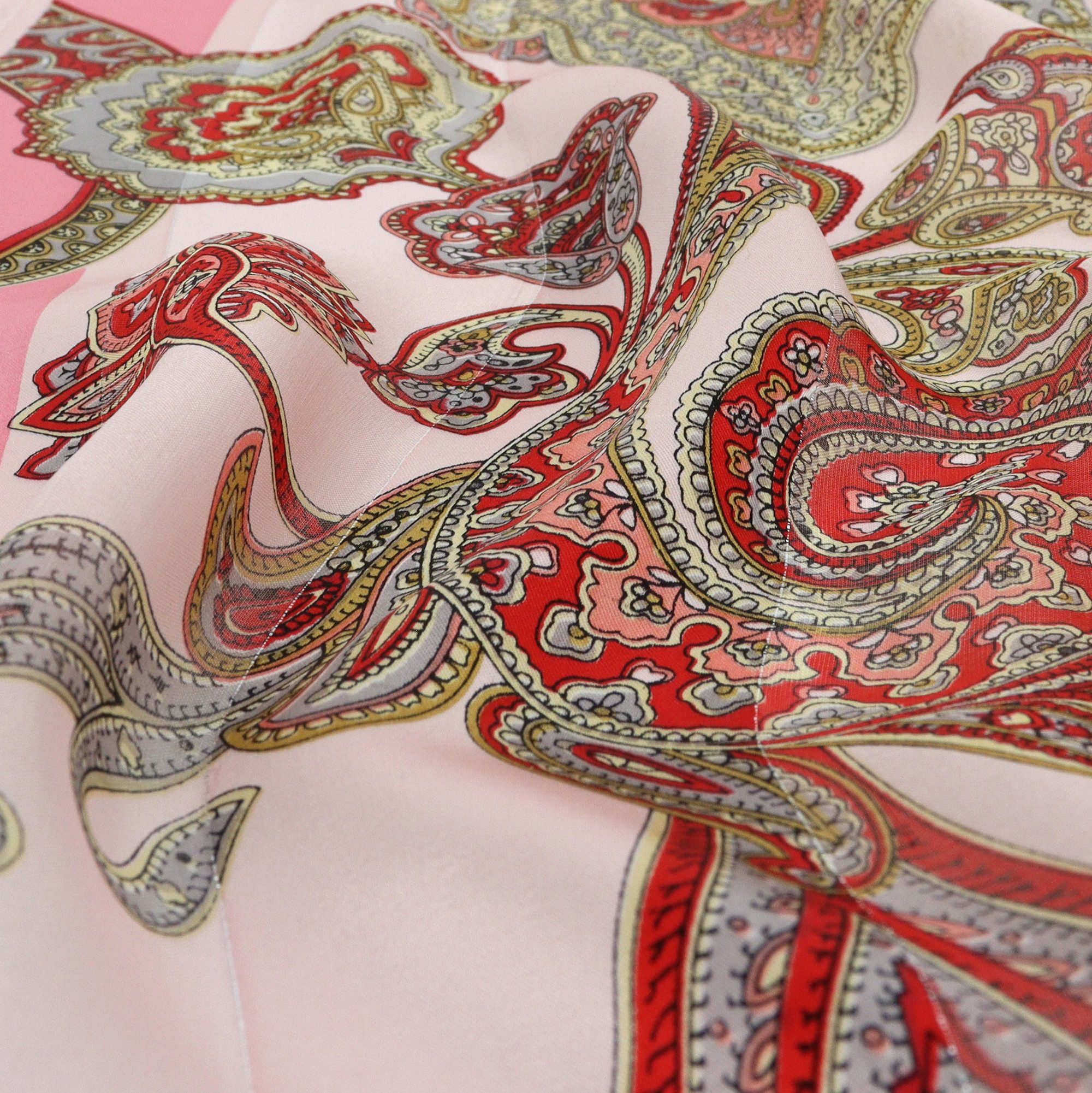 ZEBRO Modetuch Seiden Schal Berta