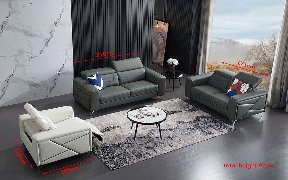 Sofagarnitur Polster 3+2+1 Sofa Sitzer JVmoebel Design Sofa Set Couchen