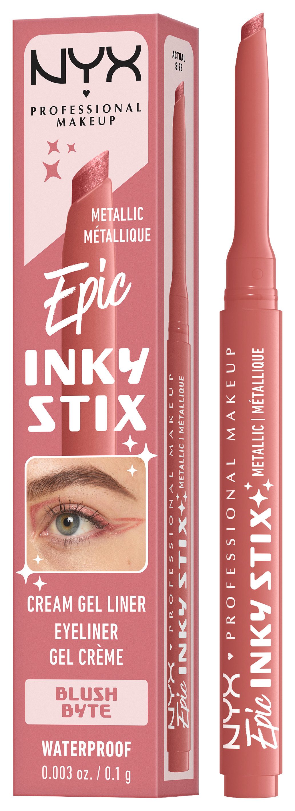 NYX Eyeliner NYX Professional Makeup Epic Inky Stix Cream Gel Eyeliner