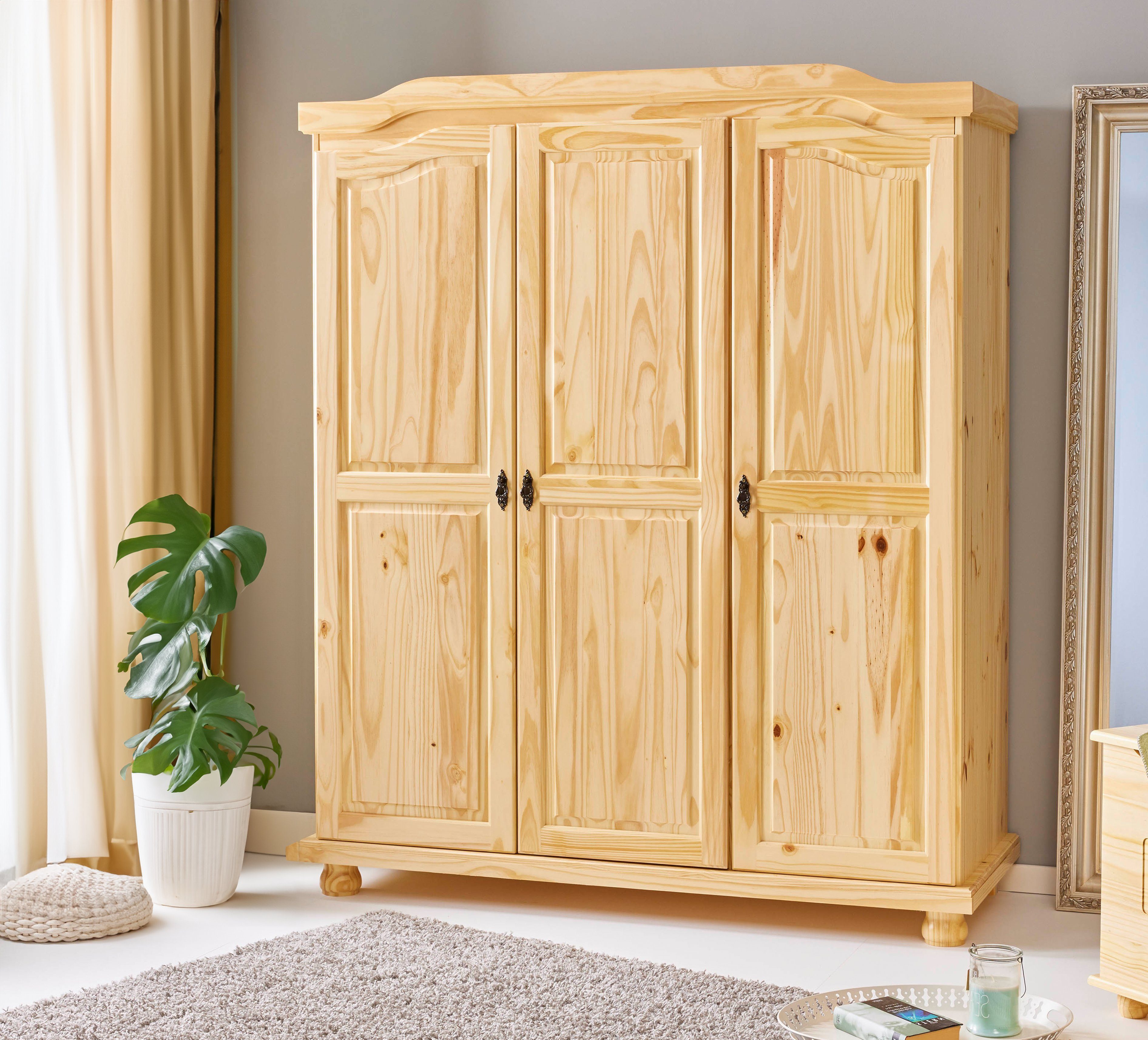 Fabelhafte Kleiderschrank Holz Massiv Gnstig Fotos