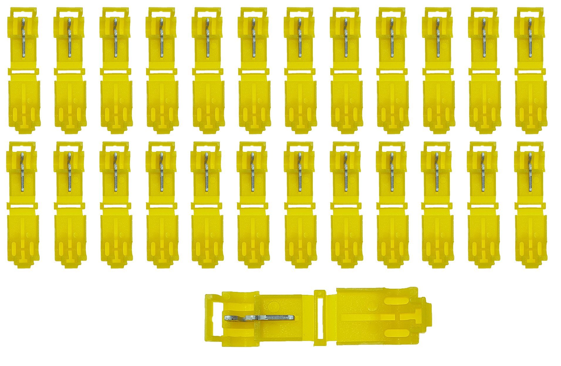 baytronic Flachsteckhülsen baytronic 25x gelb T-Schnellverbinder