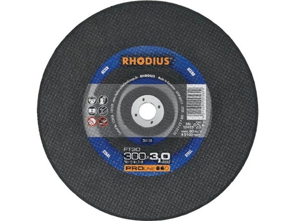 Rhodius Trennscheibe 10er Pack RHODIUS 201182 Trennscheibe FT30 D350x4mm gerade Stahl Bohru