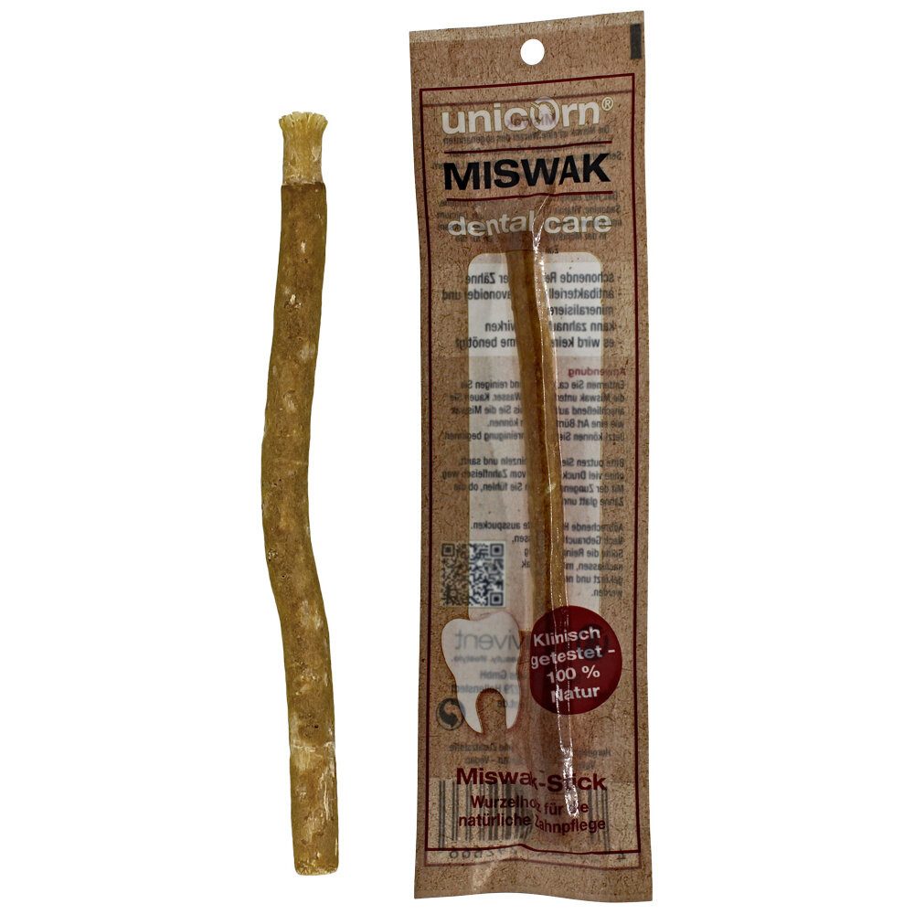 unicorn -by Spa Vivent Reinigungsbürste Miswak Zahnpflegeholz, Stk