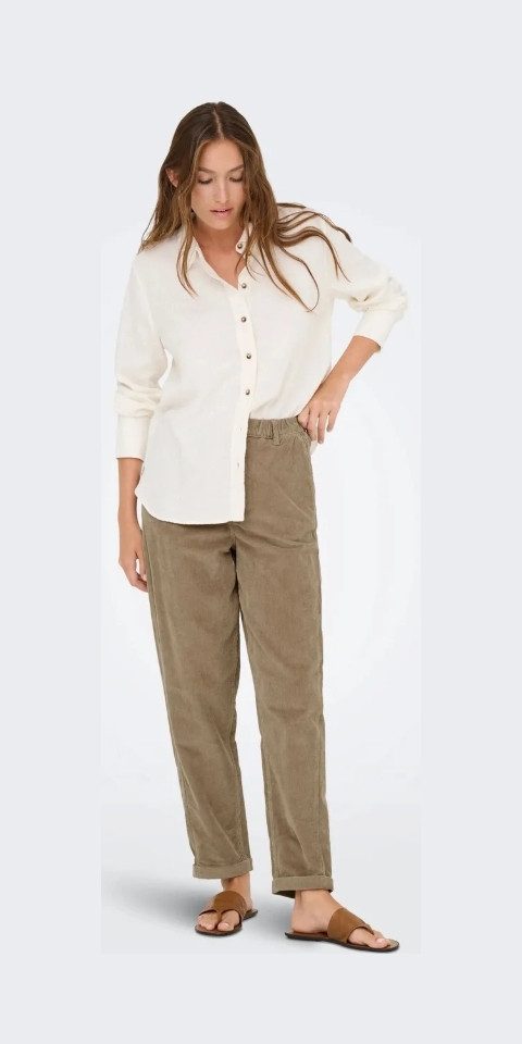 ONLY Cordhose ONLFLORA MW ELA CORD CAROT PANT PNT