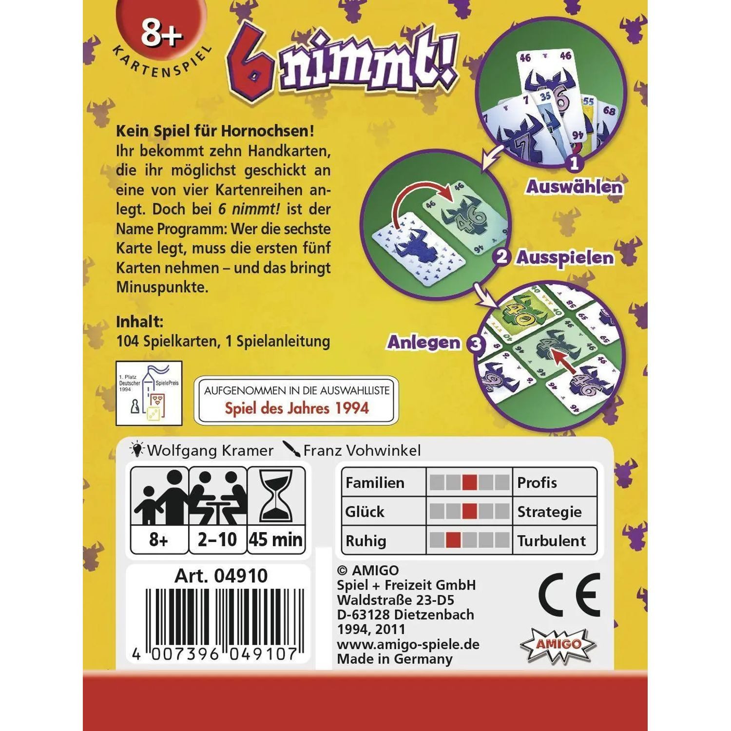 AMIGO Spiel 6 nimmt! Kartenspiel
