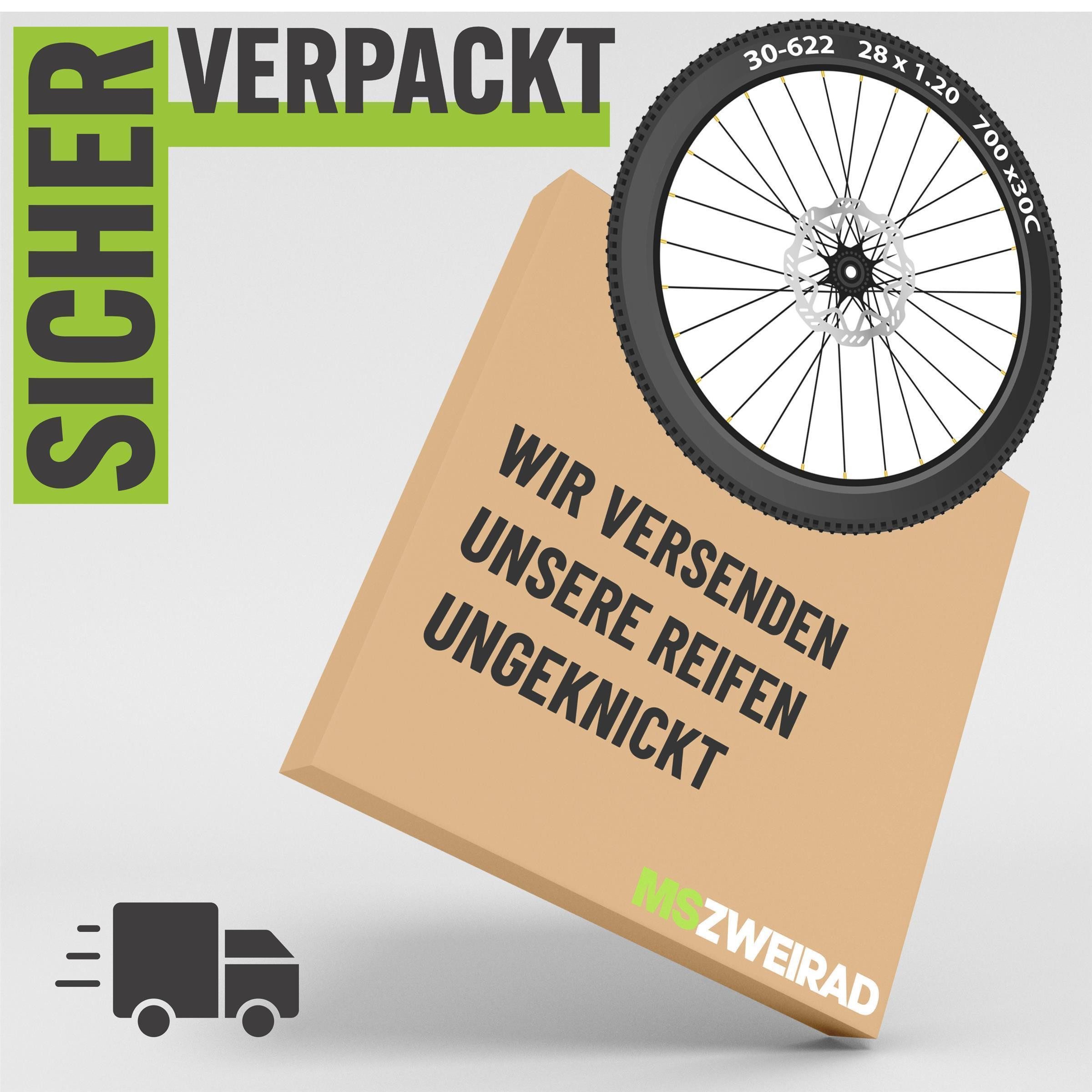 MSZweirad Fahrradreifen 2 x Schwalbe Reifen Marathon E-Plus 28 x 1,50 (40-622)“ + DV + Heber