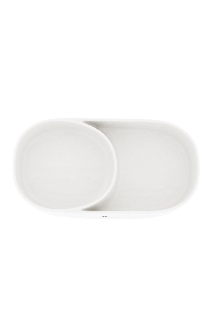 Bastion Collections Flaschenöffner Utensilienhalter - HERZL OVAL - weiß
