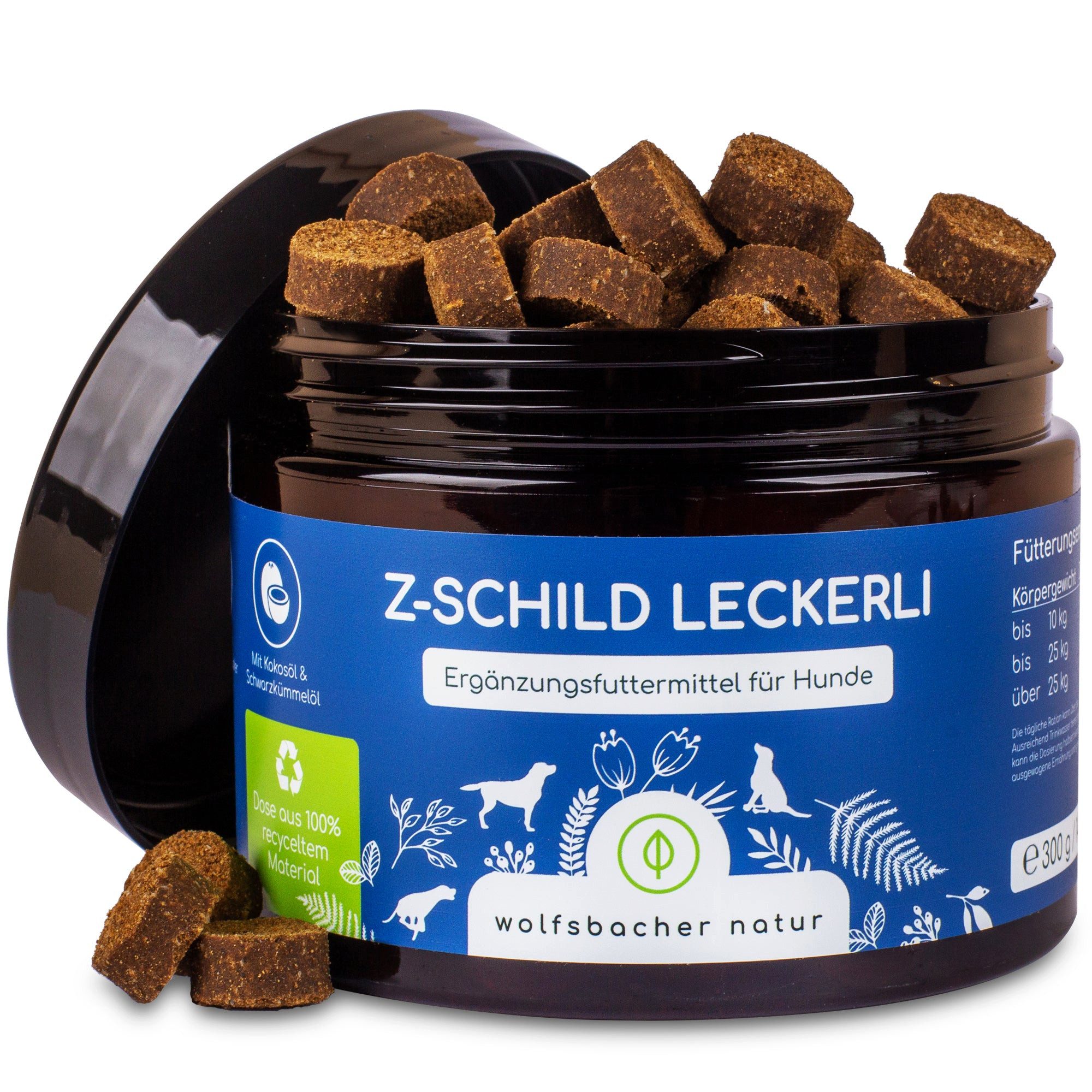 Wolfsbacher Natur Z-Schild Leckerli - Snack mit Funktion für Hunde, für: Hund