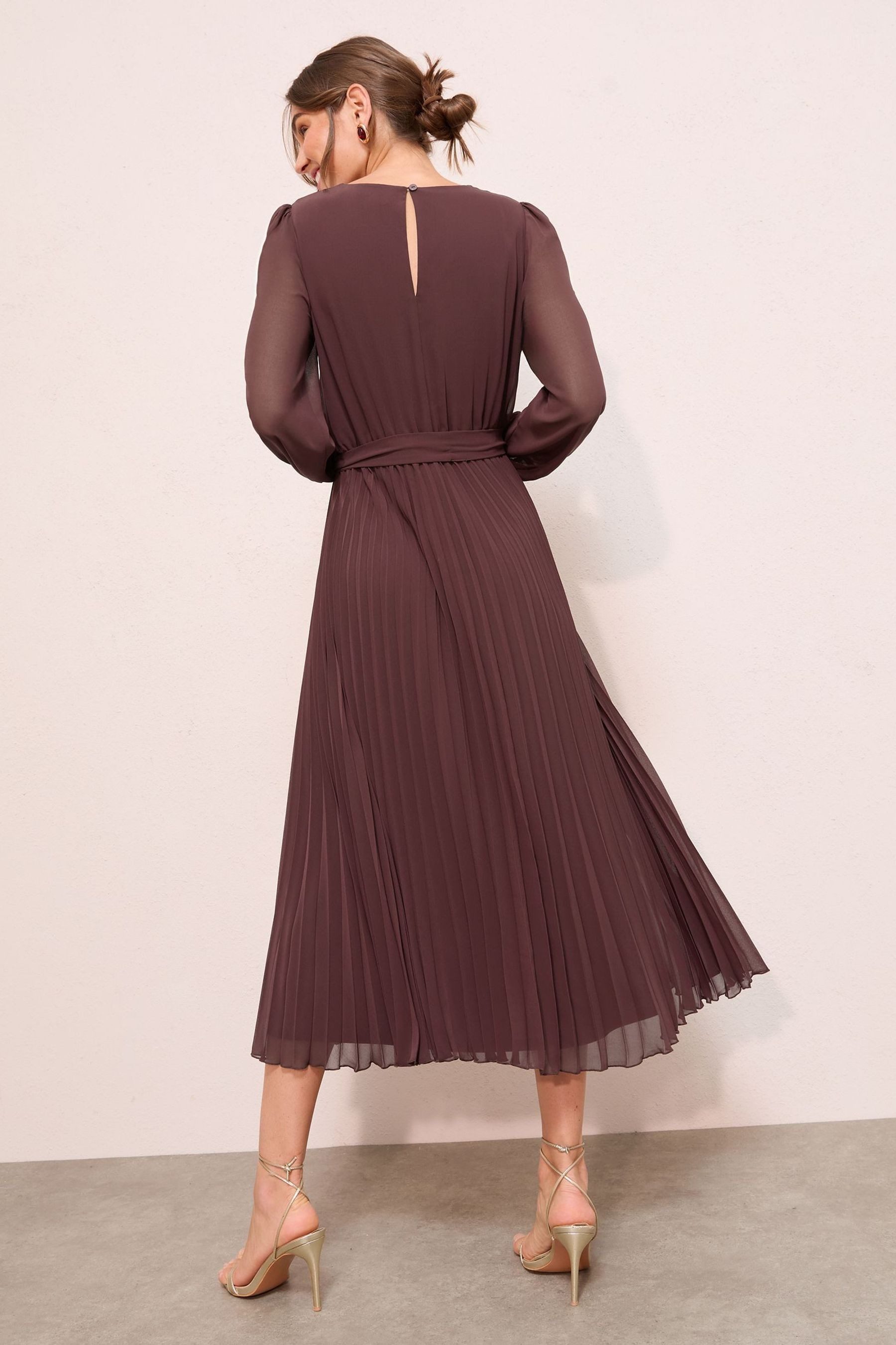 Friends Like These Midikleid Friends Like These Plissiertes Midikleid (1-tl günstig online kaufen