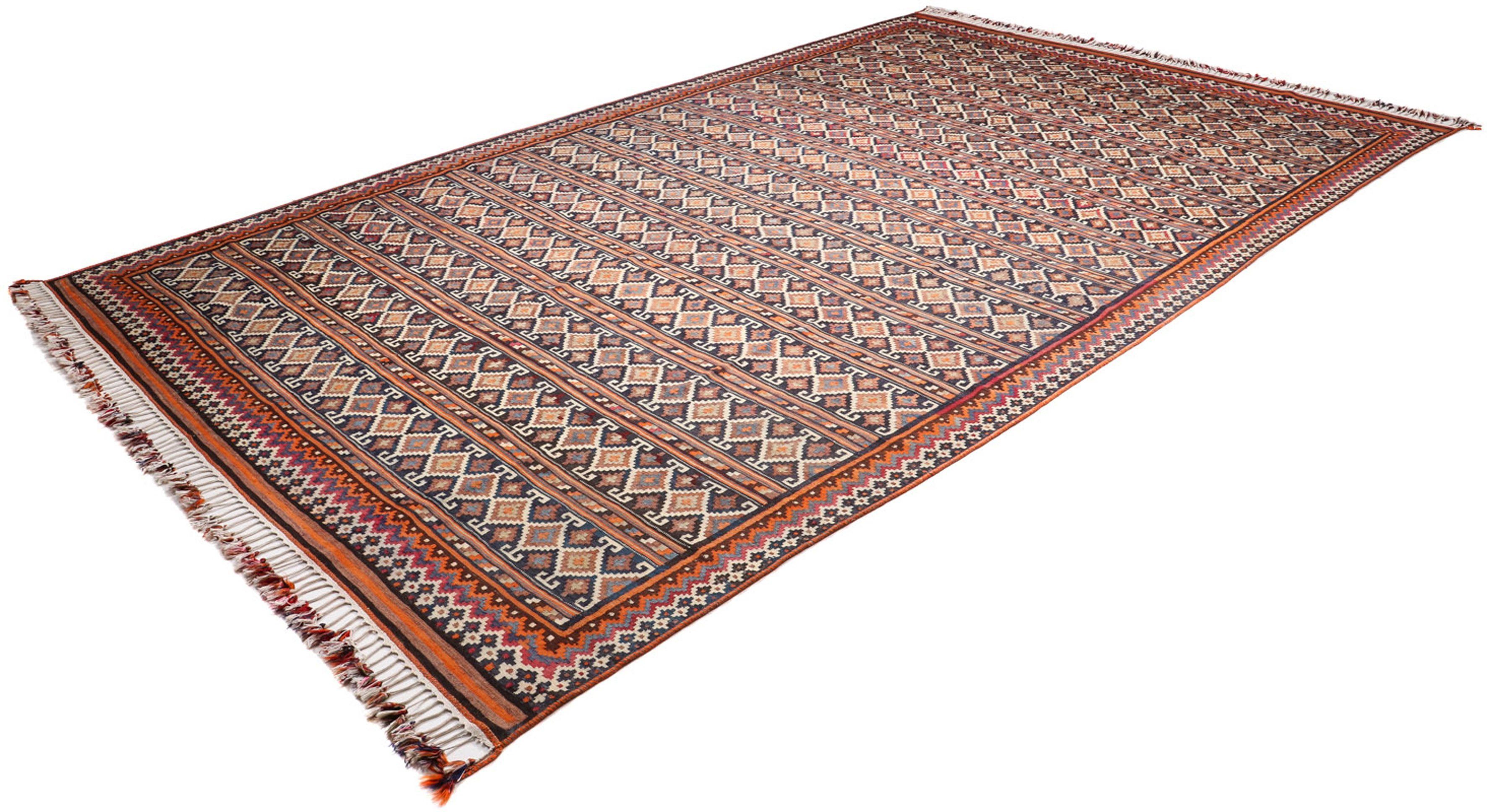 Orientteppich Perser - Nomadic - 498 x 312 cm - mehrfarbig, morgenland, rechteckig, Höhe: 10 mm, Wohnzimmer, Handgeknüpft, Einzelstück mit Zertifikat