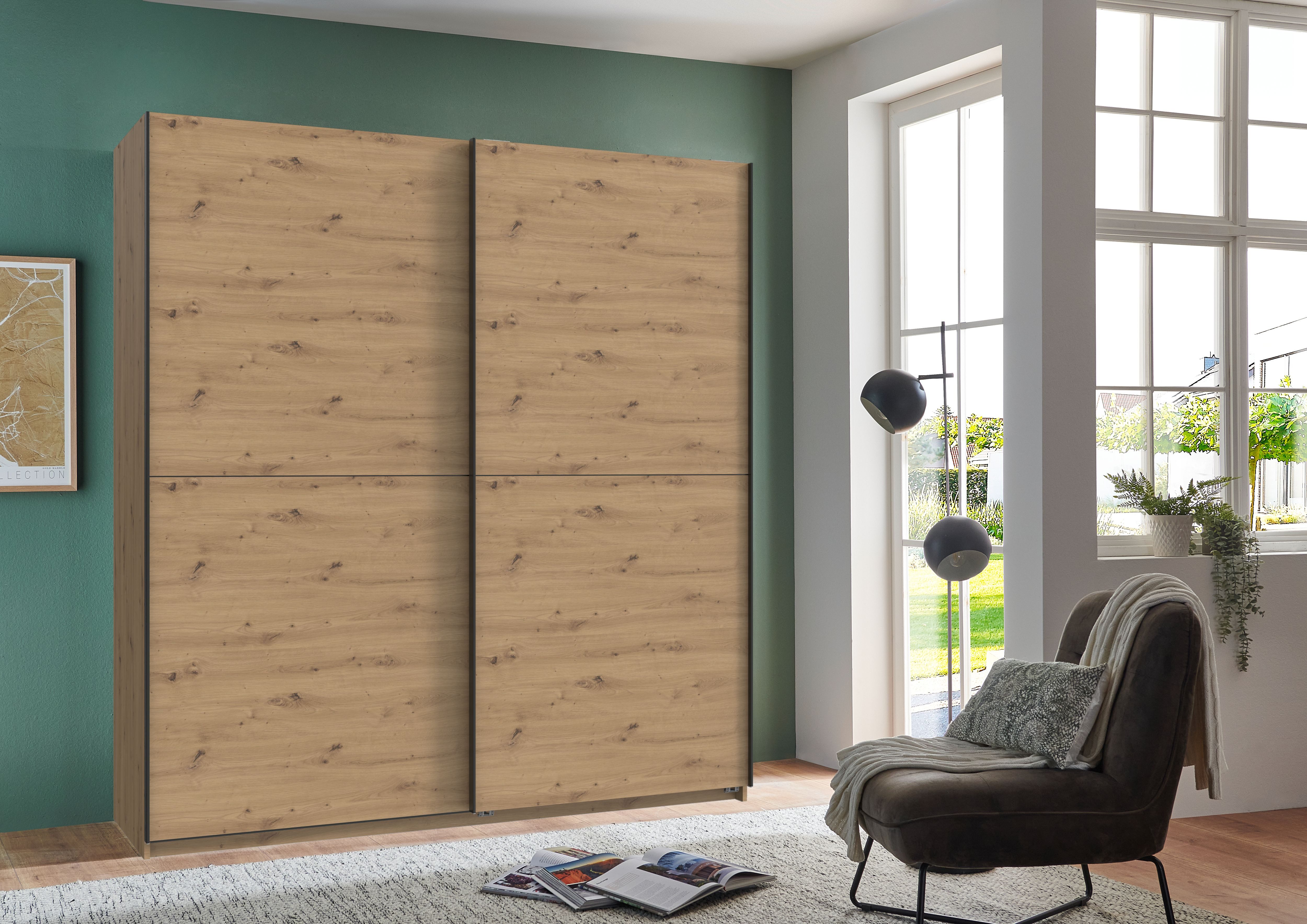 Wimex Kleiderschrank Mugano, B/T/H 135 oder 180/65/198cm, Made in Germany ( günstig online kaufen