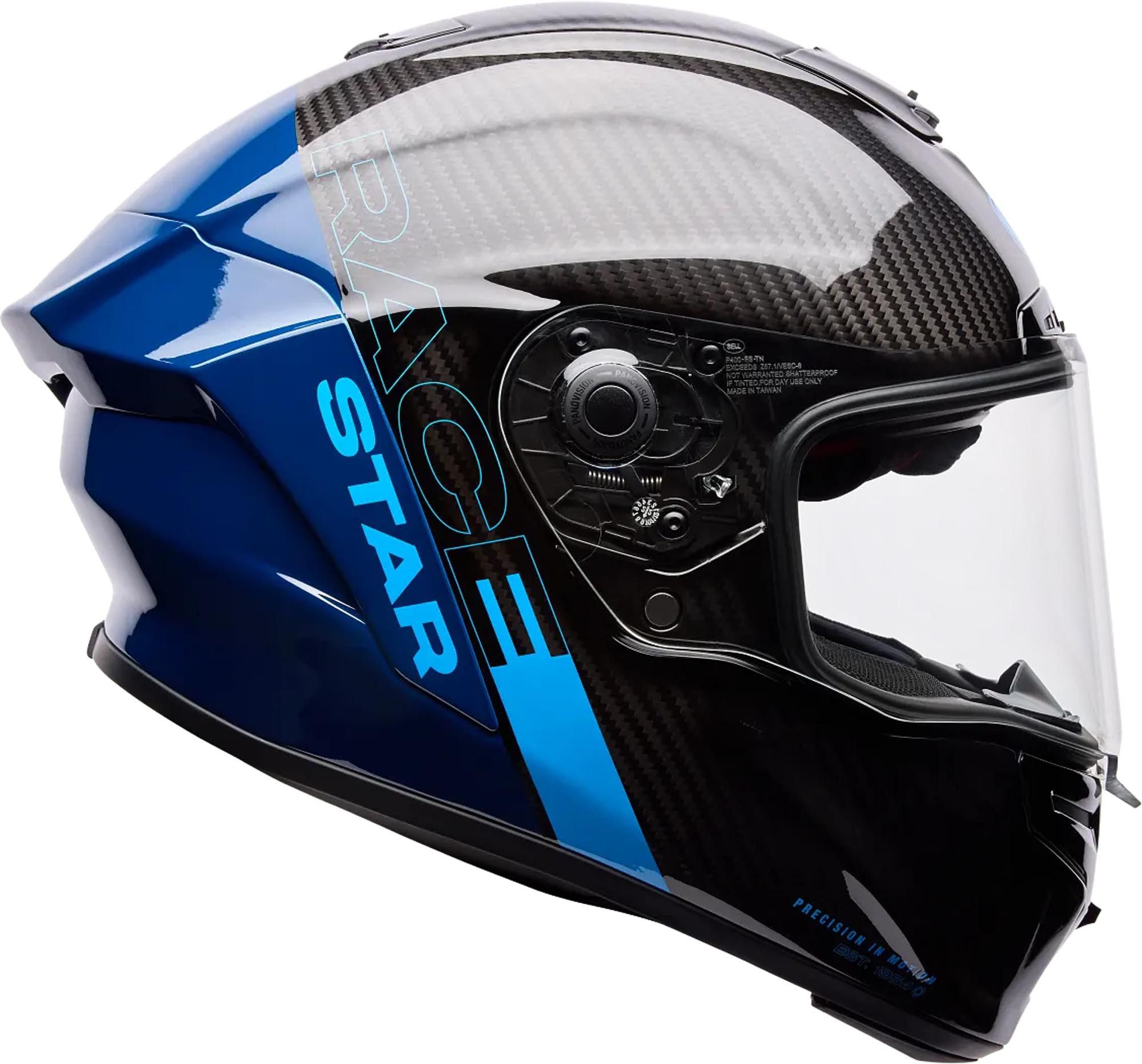 Bell Motorradhelm Race Star DLX Flex Strike Helm, Vorbereitet Für Kommunikationssystem,herausnehmbares Innenfutter