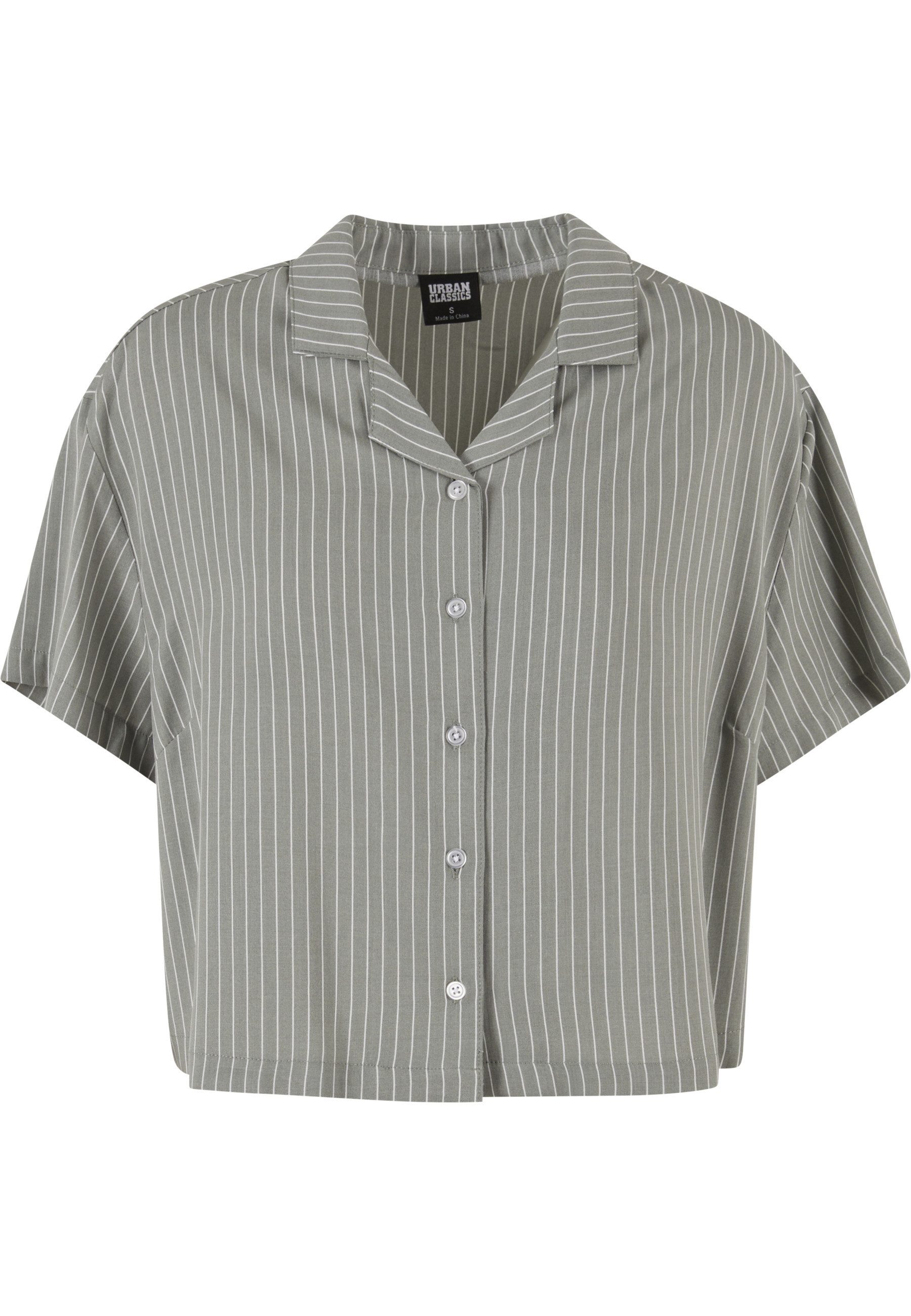 Kurzarmshirt Urban Classics Damen Ladies Resort Shirt