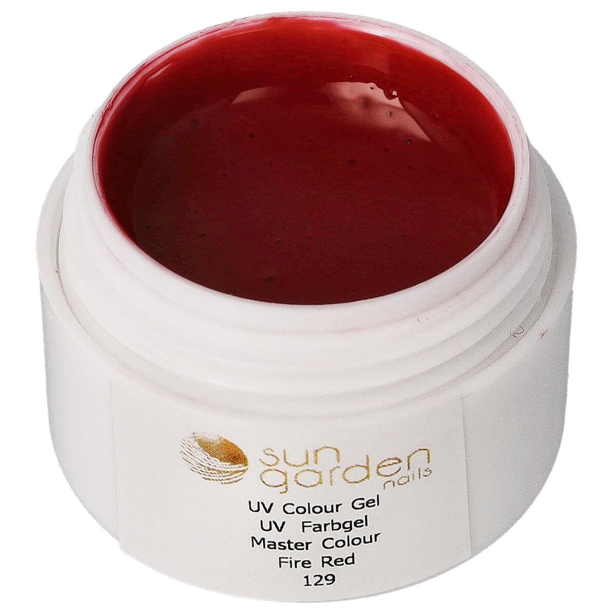 Sun Garden Nails UV-Gel N°129 UV Master Color Gel - Farbgel - Fire Red 5 ml