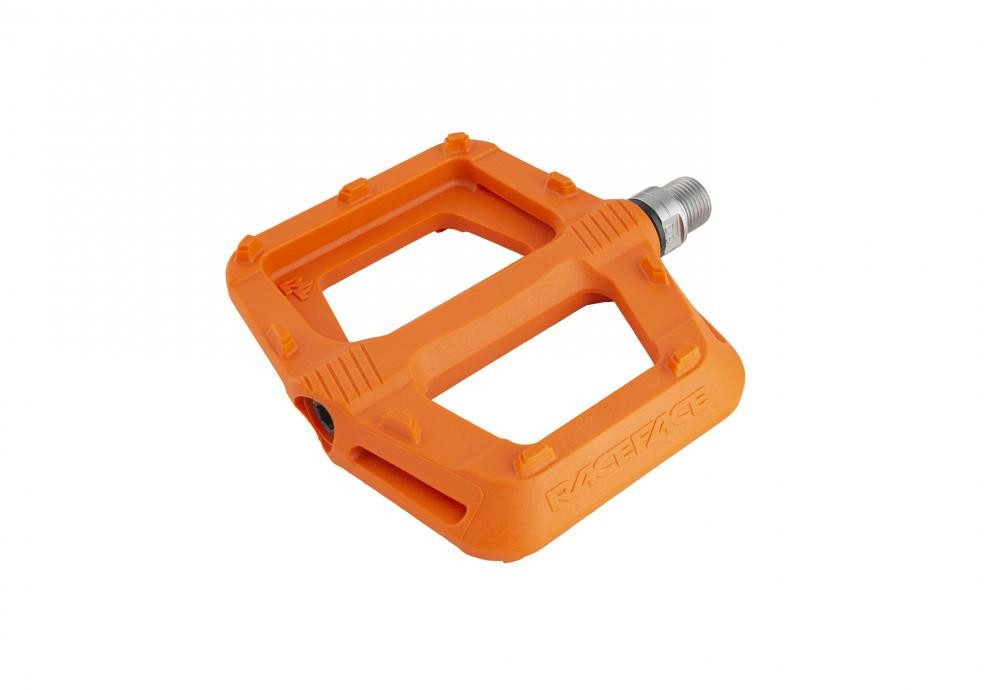 Race Face Fahrradpedale Race Face Ride Plattform-Pedal, orange - robustes MTB-Pedal mit sicher